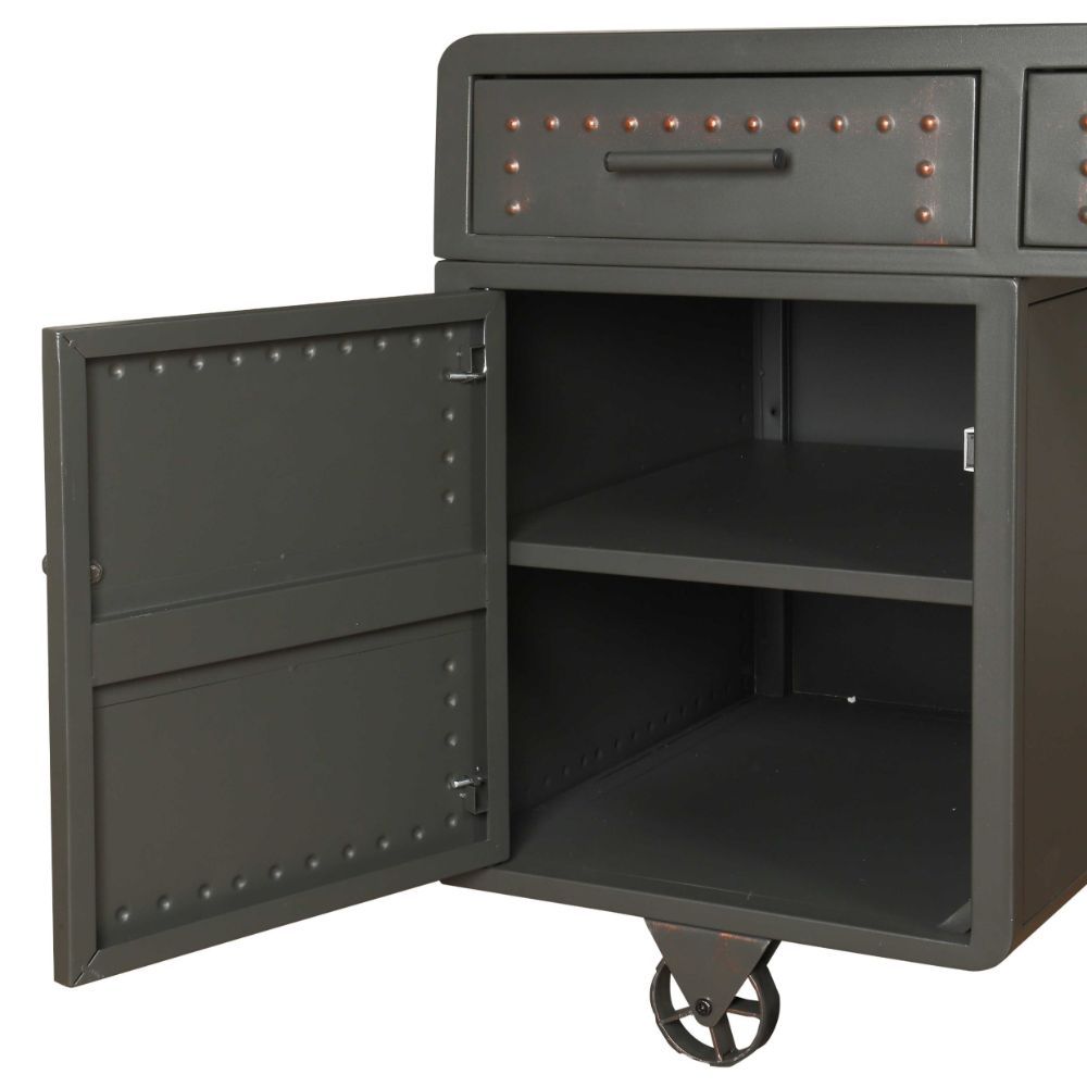 Actaki - Desk - Sandy Gray - Urban Living Furniture (Los Angeles, CA)