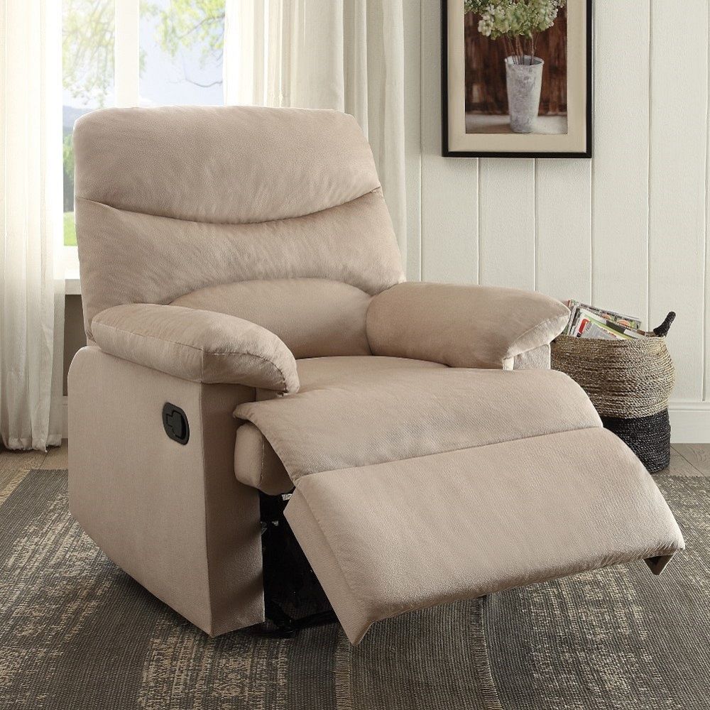 Arcadia - Motion Recliner - Beige Woven Fabric - Urban Living Furniture (Los Angeles, CA)