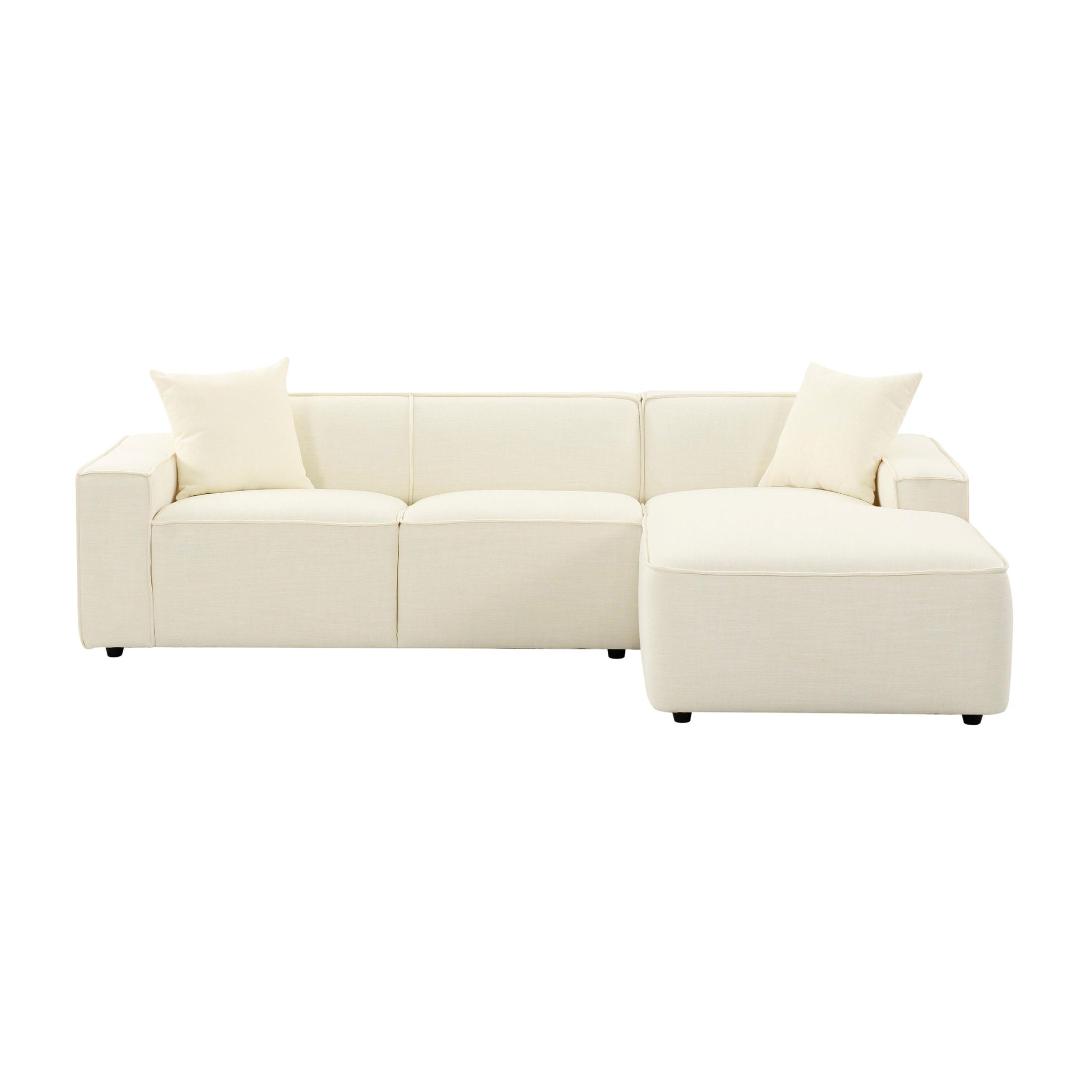 Olafur - Velvet Sectional - Urban Living Furniture (Los Angeles, CA)