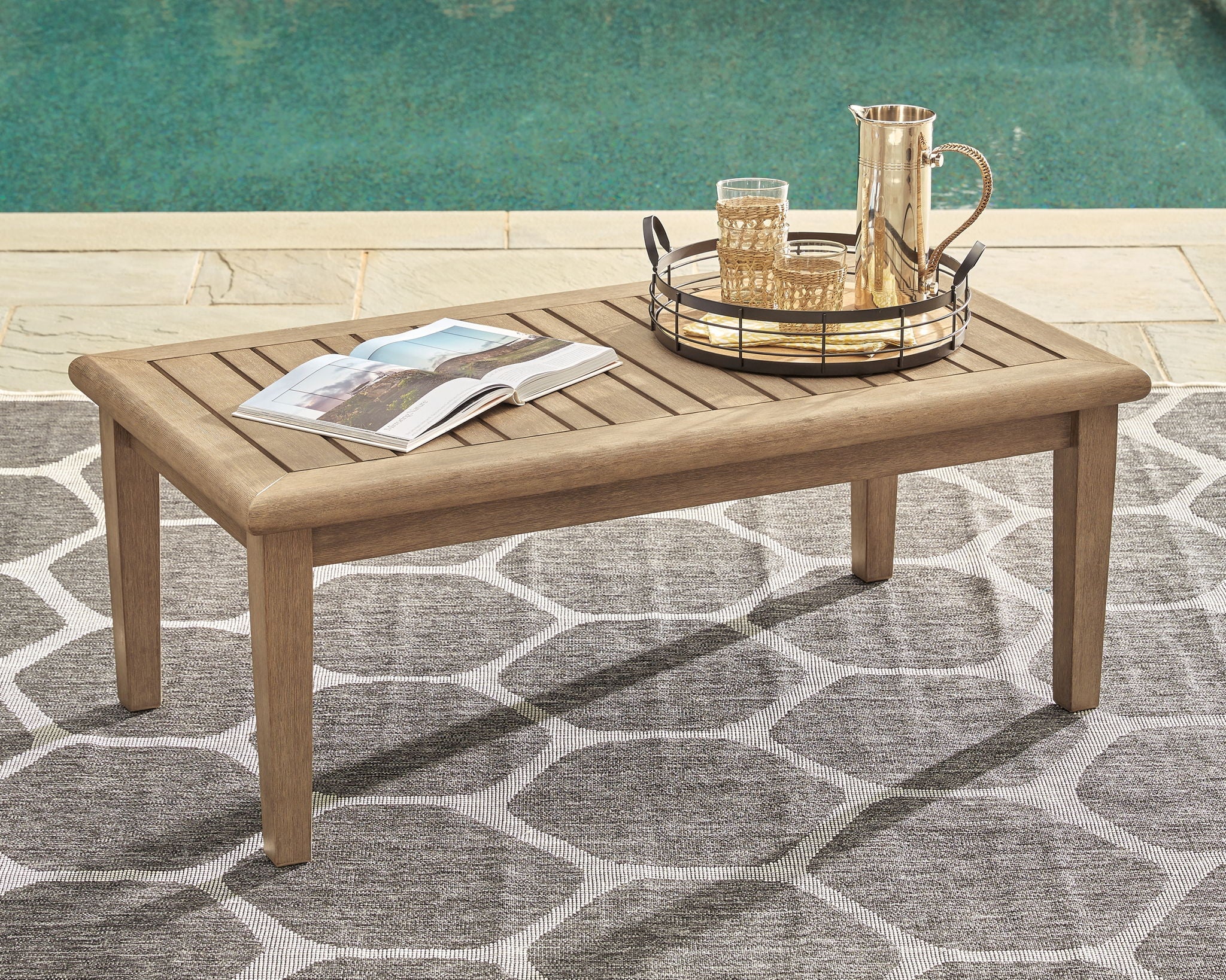 Gerianne - Rectangular Cocktail Table - Brown - Urban Living Furniture (Los Angeles, CA)