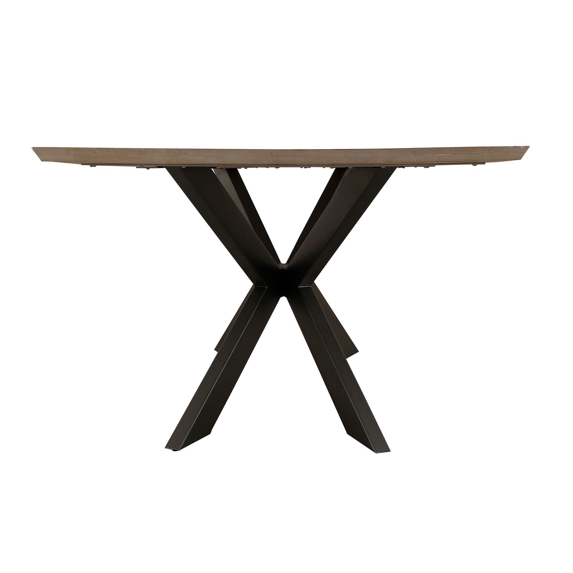 Crossings - Rectangular Dining Table With 4 Upholstered Chairs - Natural - Urban Living Furniture (Los Angeles, CA)