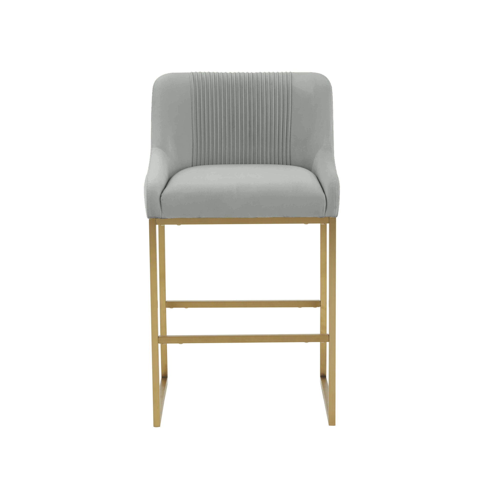 Lisa - Velvet Counter Stool - Urban Living Furniture (Los Angeles, CA)