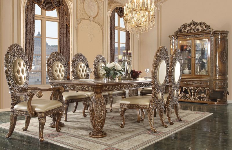 Constantine - Curio - Brown & Gold Finish - Urban Living Furniture (Los Angeles, CA)
