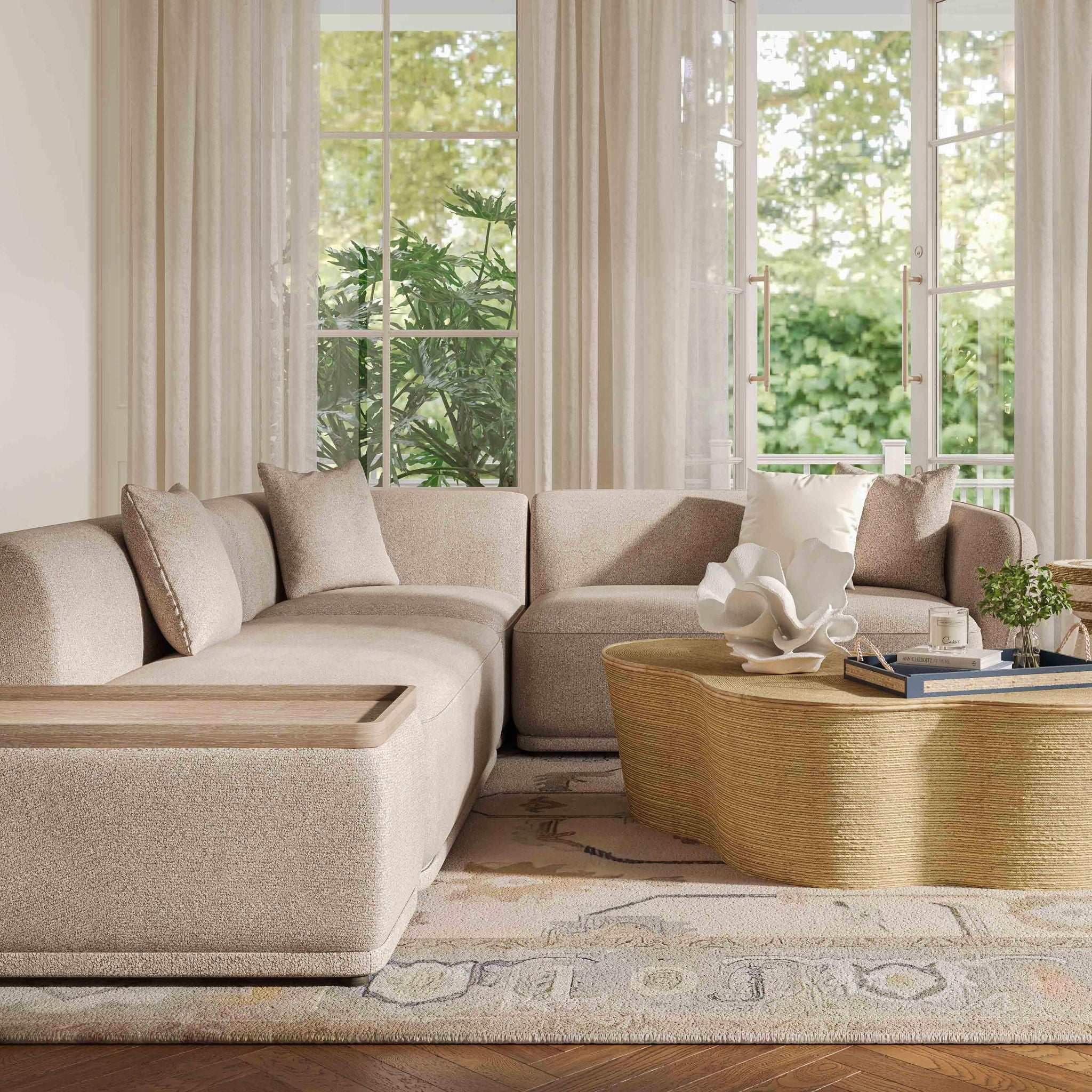 Sylvie - Chaise Sectional - Urban Living Furniture (Los Angeles, CA)