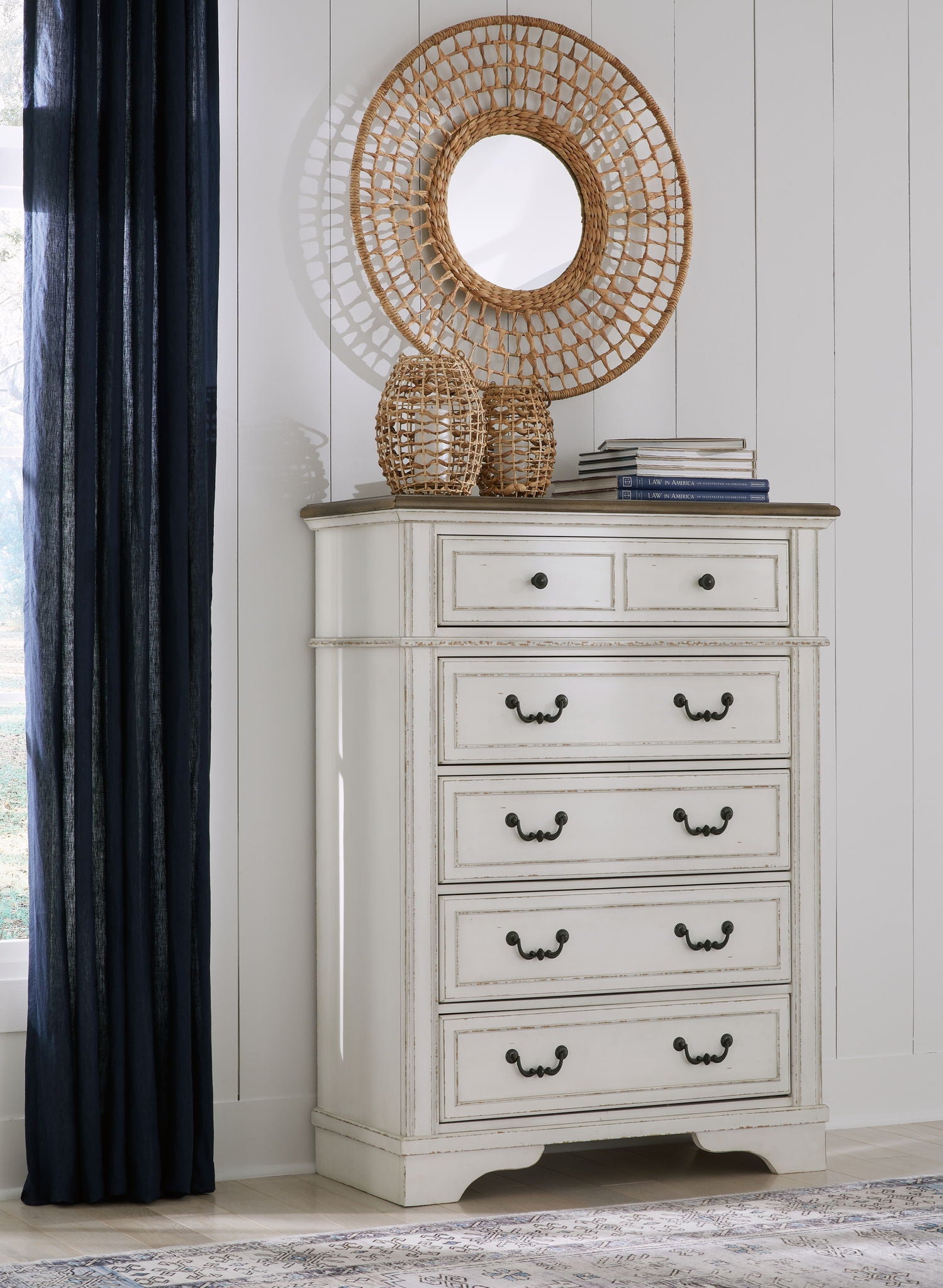 Blendon - Two-tone - Five Drawer Chest - Urban Living Furniture (Los Angeles, CA)
