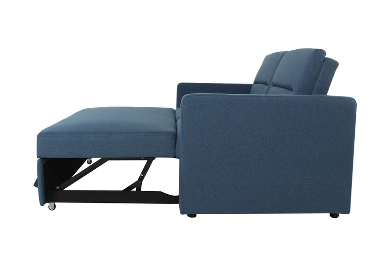 Sleeper Pull Out Loveseat Couch With Adjustable Backrest