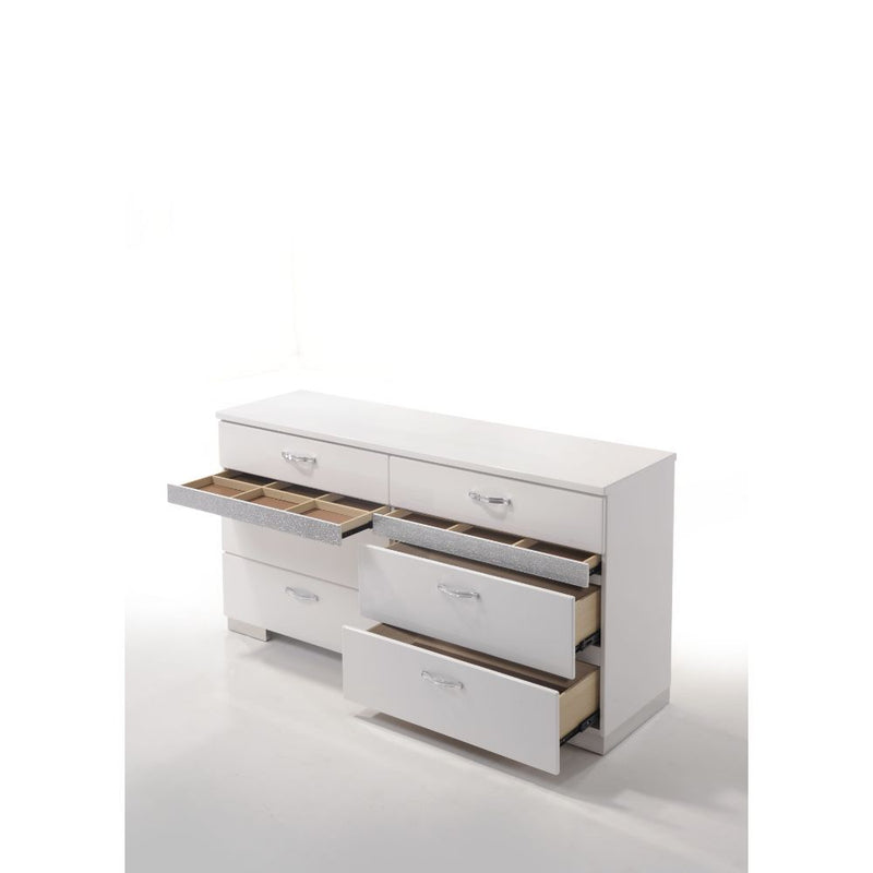 Naima II - Dresser - White High Gloss - Urban Living Furniture (Los Angeles, CA)