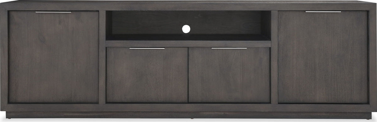 Oxford - 84" Entertainm Entertainment Console - Basalt Gray