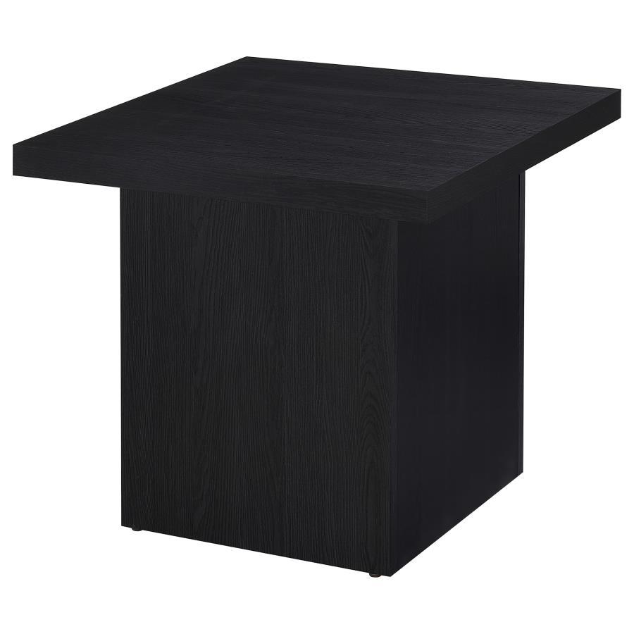 Max - Square Engineered Laminate End Side Table - Black - Urban Living Furniture (Los Angeles, CA)