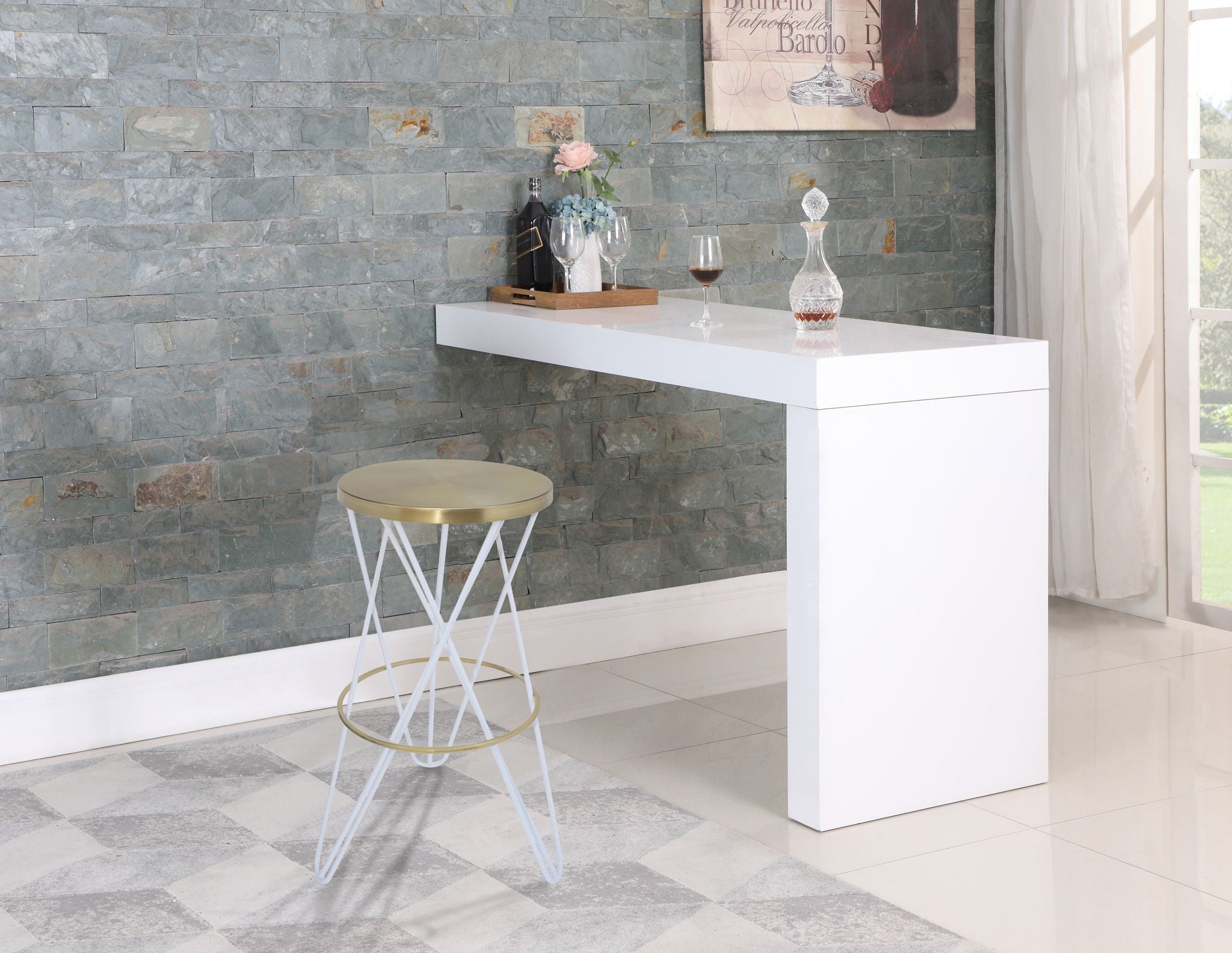 Mercury - Iron Bar Stool - Urban Living Furniture (Los Angeles, CA)