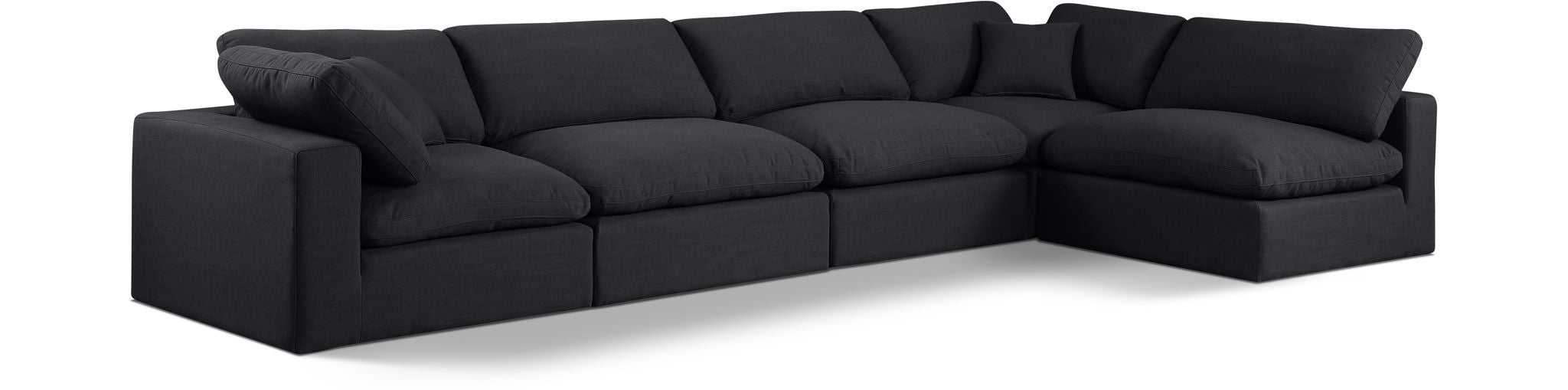 Comfy - 5 Piece Linen Modular Sectional - Urban Living Furniture (Los Angeles, CA)