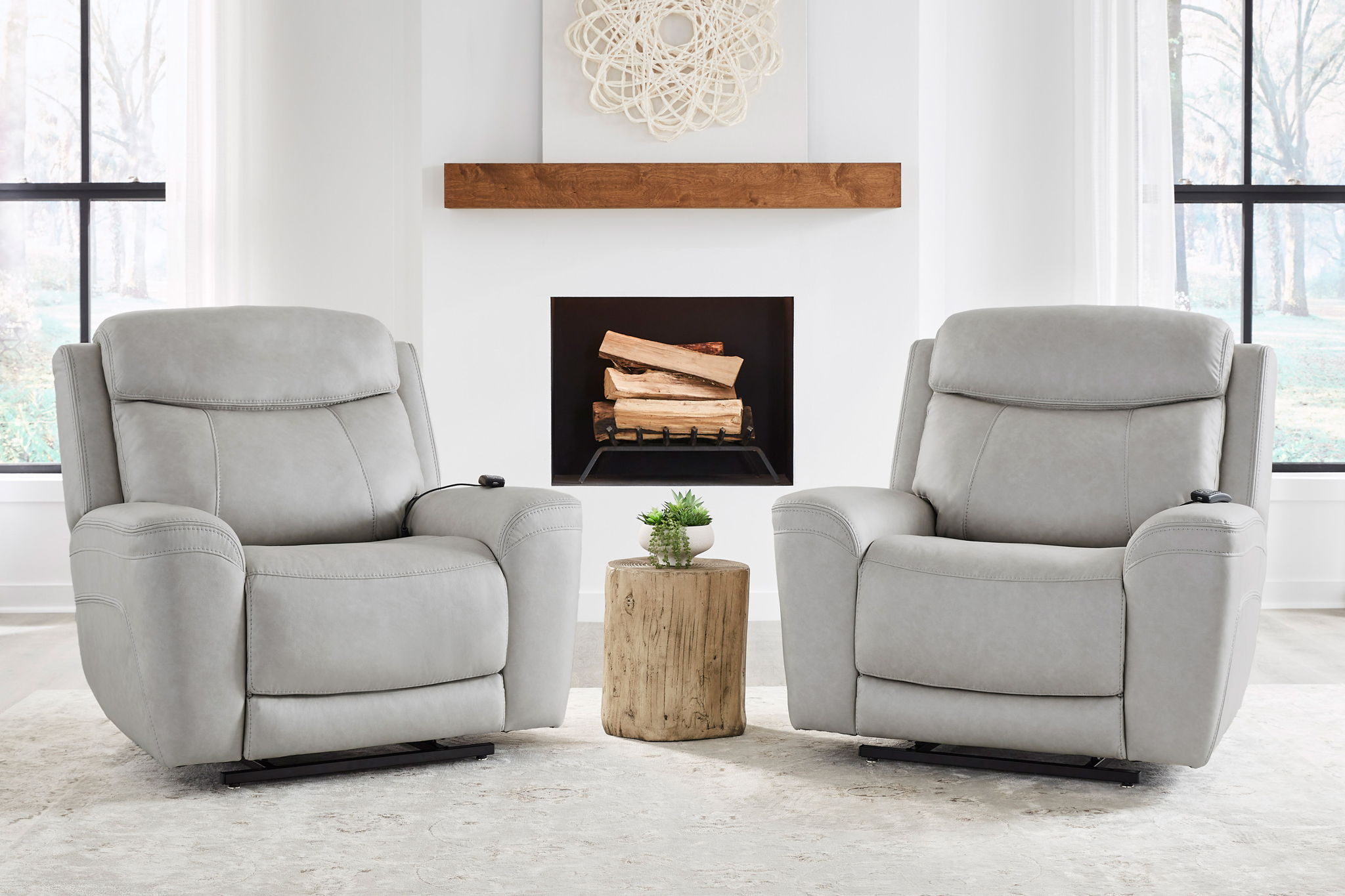 Callahan - Power Lift Recliner With Heat And Massage (Set of 2) - Urban Living Furniture (Los Angeles, CA)