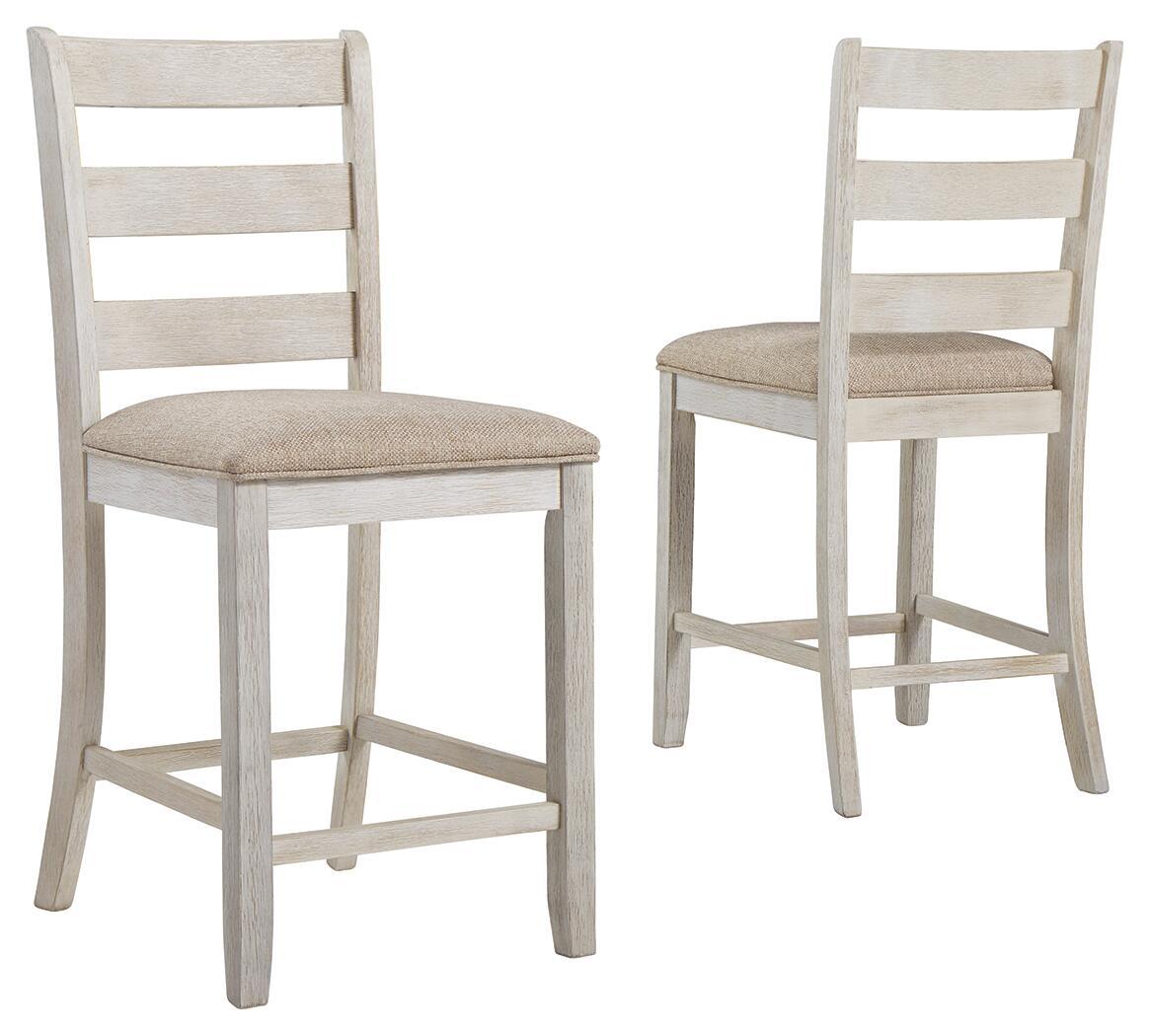 Skempton - Upholstered Barstool (Set of 2) - White - Urban Living Furniture (Los Angeles, CA)