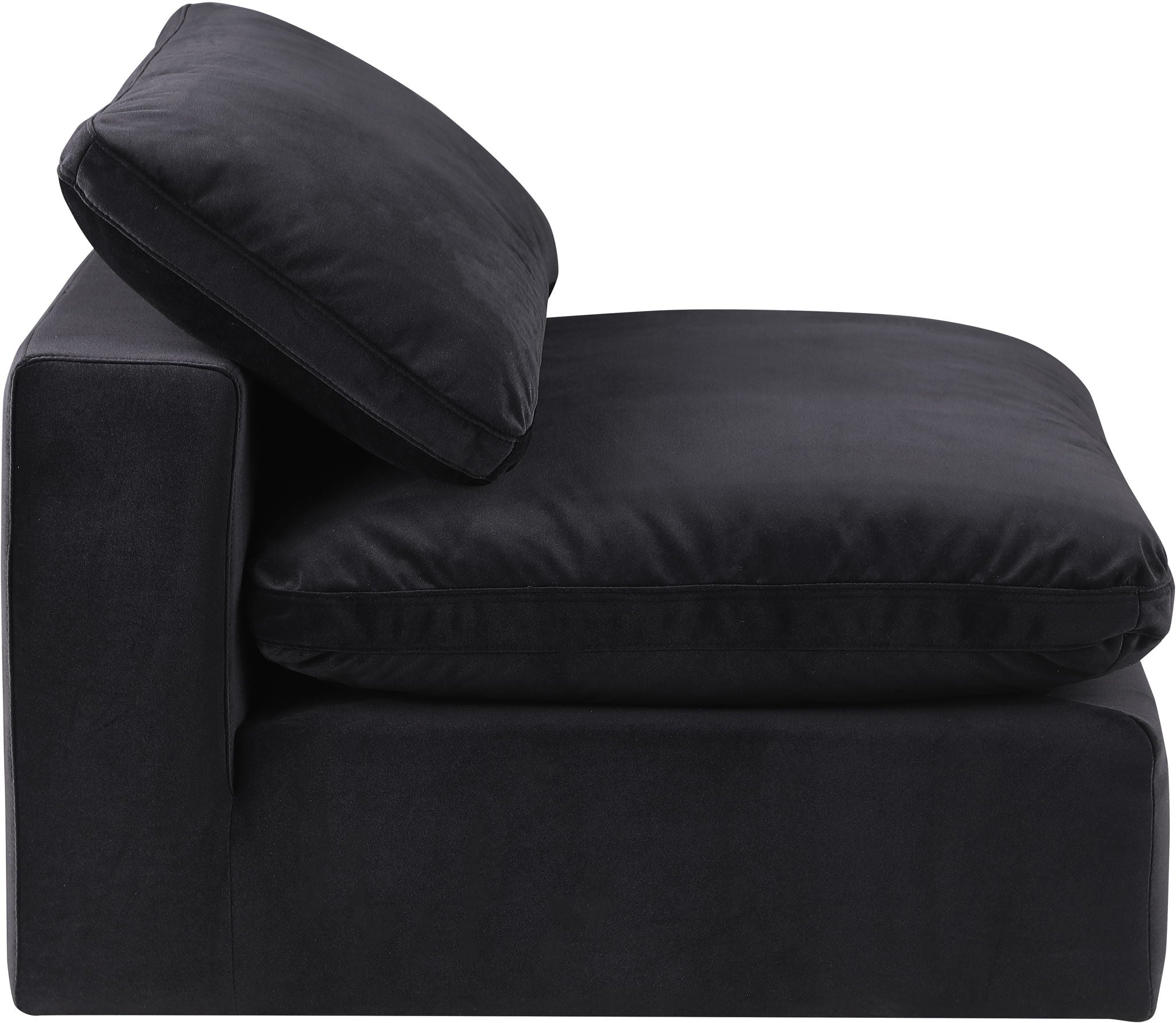 Comfy - Velvet Armless Chair - Urban Living Furniture (Los Angeles, CA)