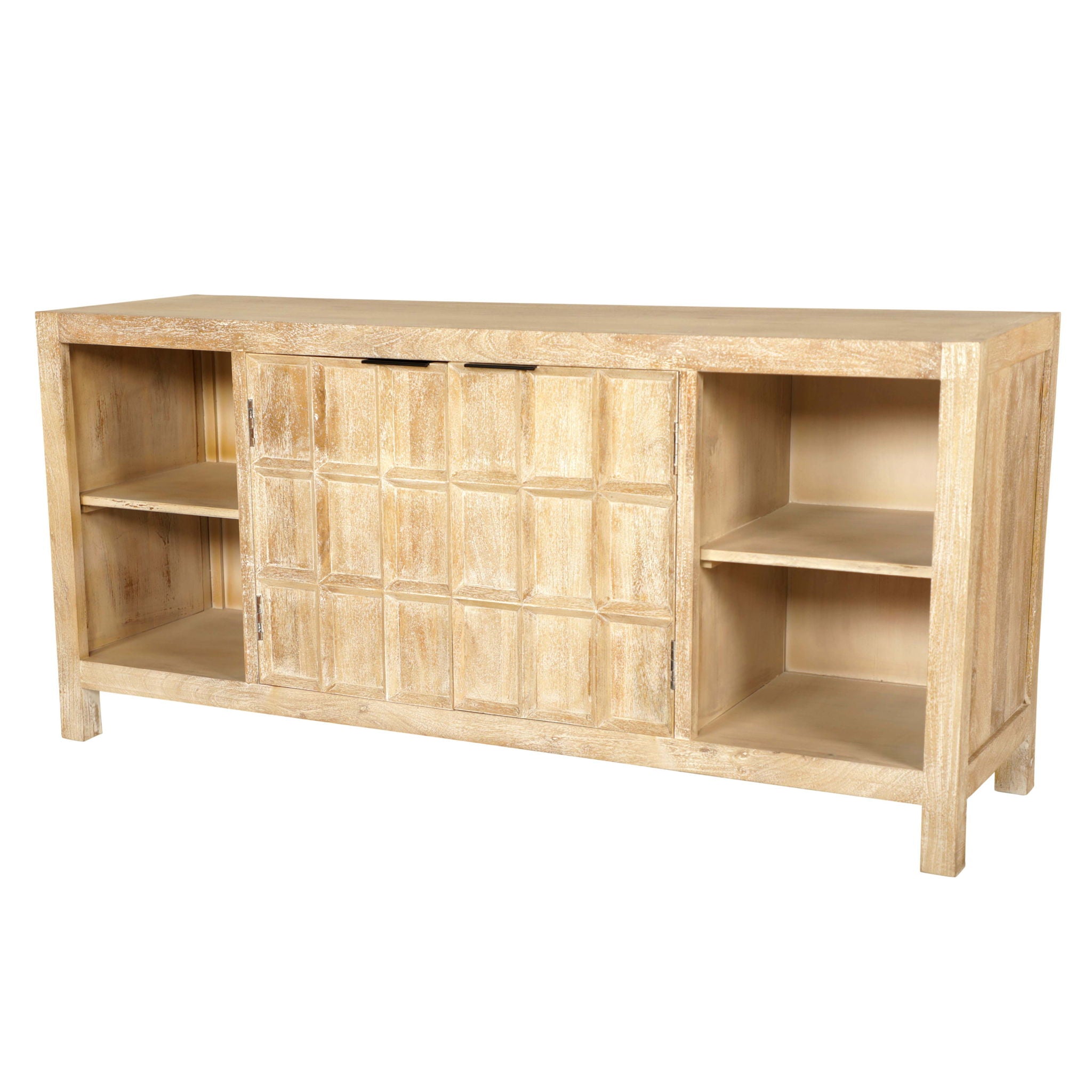 Laguna - 64" Console - Bleached Natural - Urban Living Furniture (Los Angeles, CA)