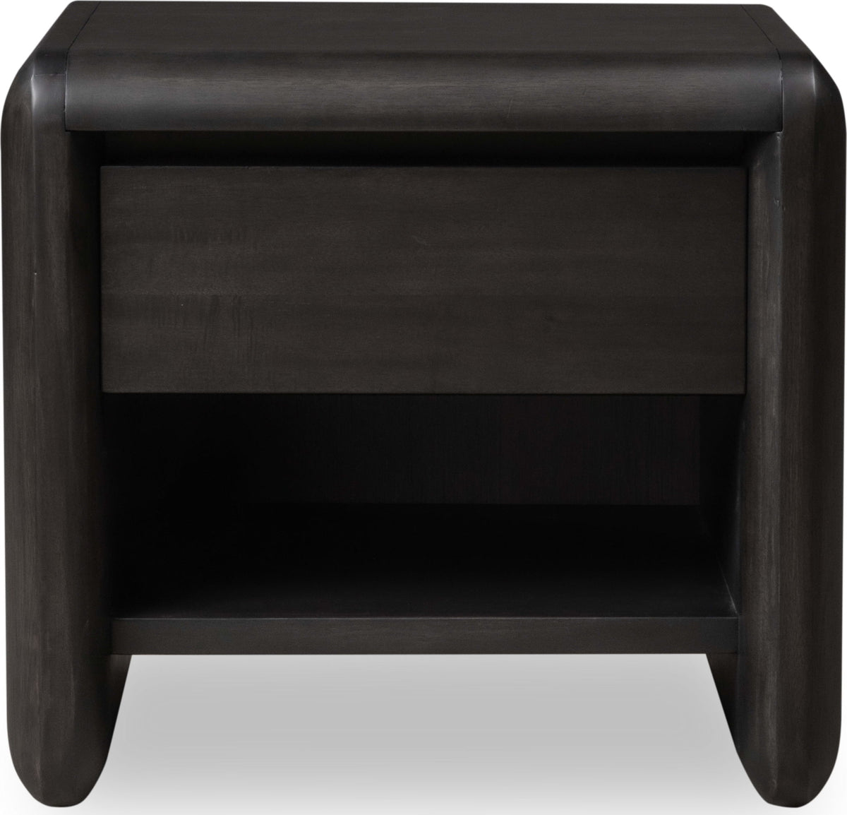 Xolani - One Drawer Acacia Wood Nightstand - Jaguar