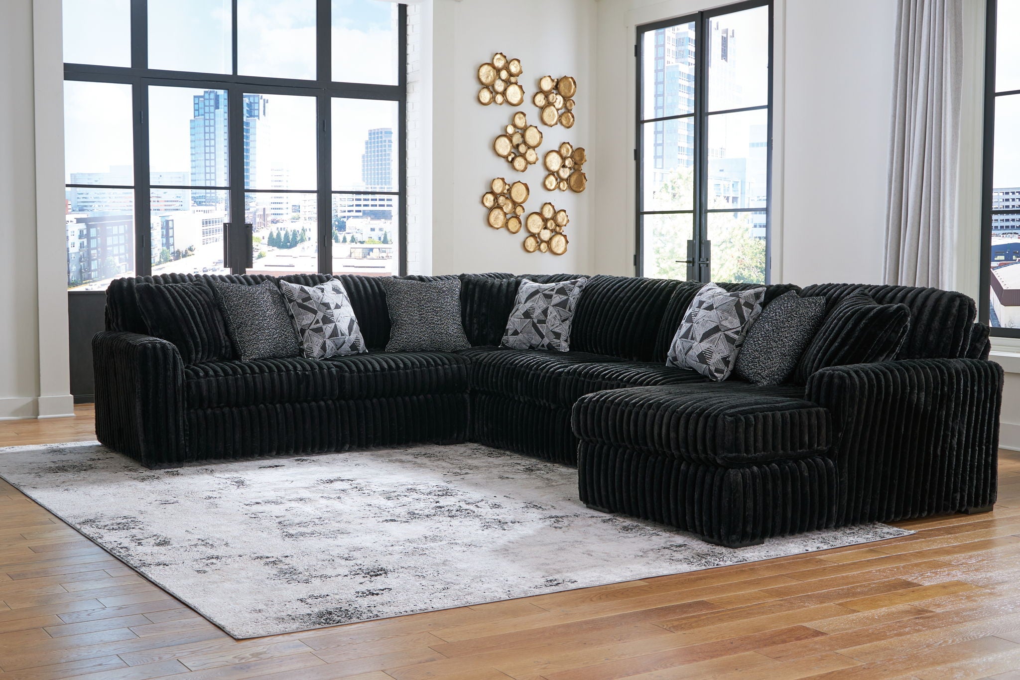Midnight-Madness - Sectional Set - Urban Living Furniture (Los Angeles, CA)
