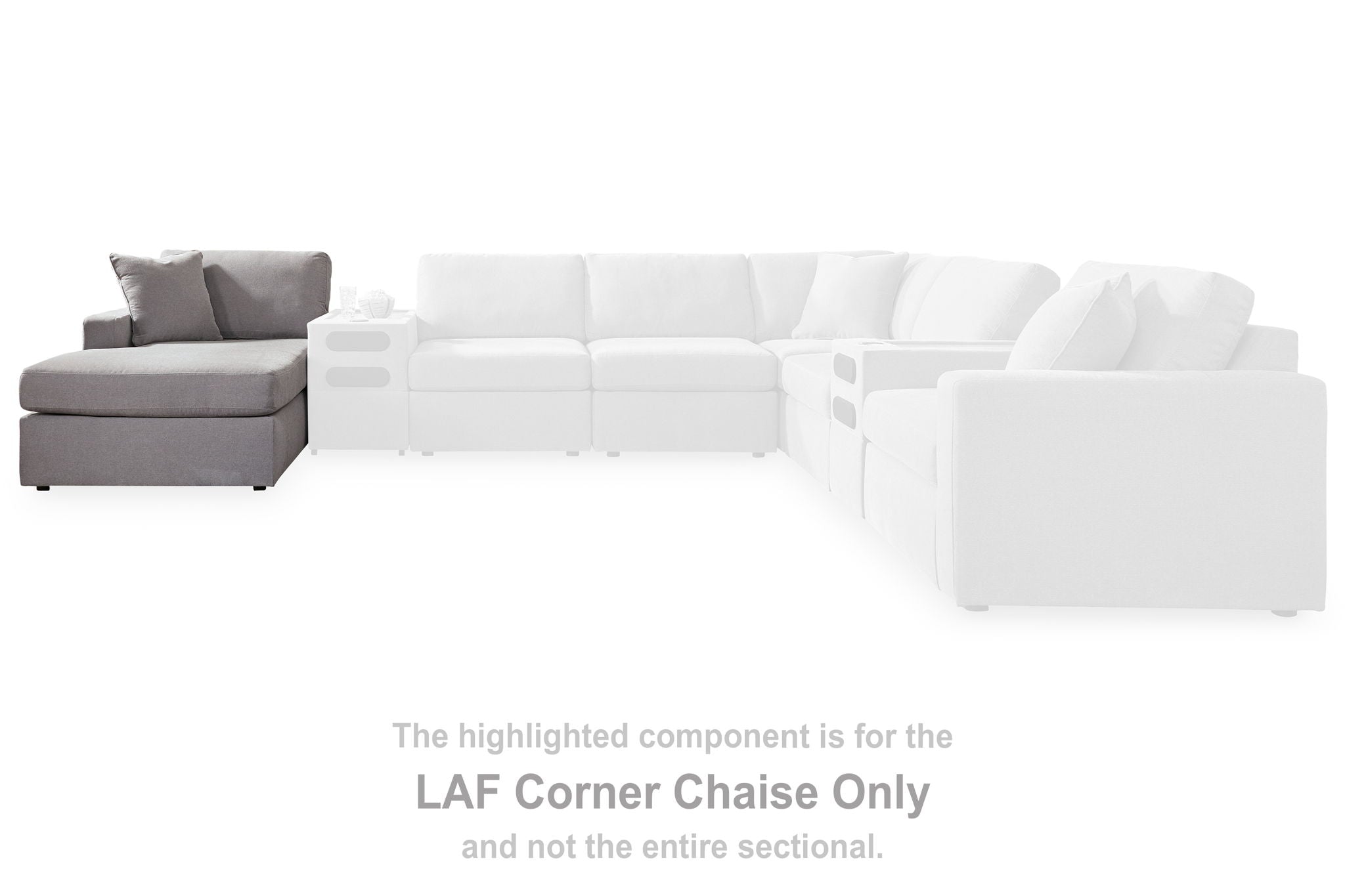 Modmax - Granite - Laf Corner Chaise - Urban Living Furniture (Los Angeles, CA)