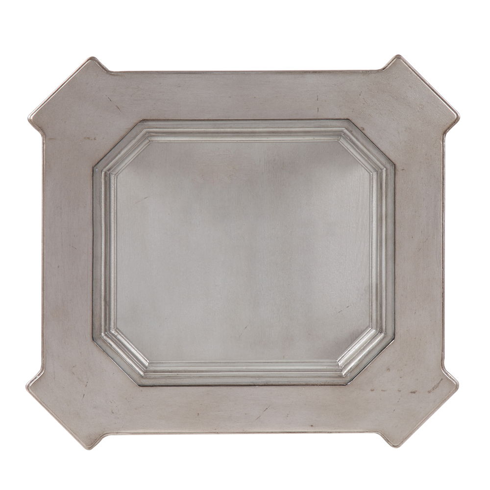 Northville - End Table - Antique Silver & Clear Glass - Urban Living Furniture (Los Angeles, CA)