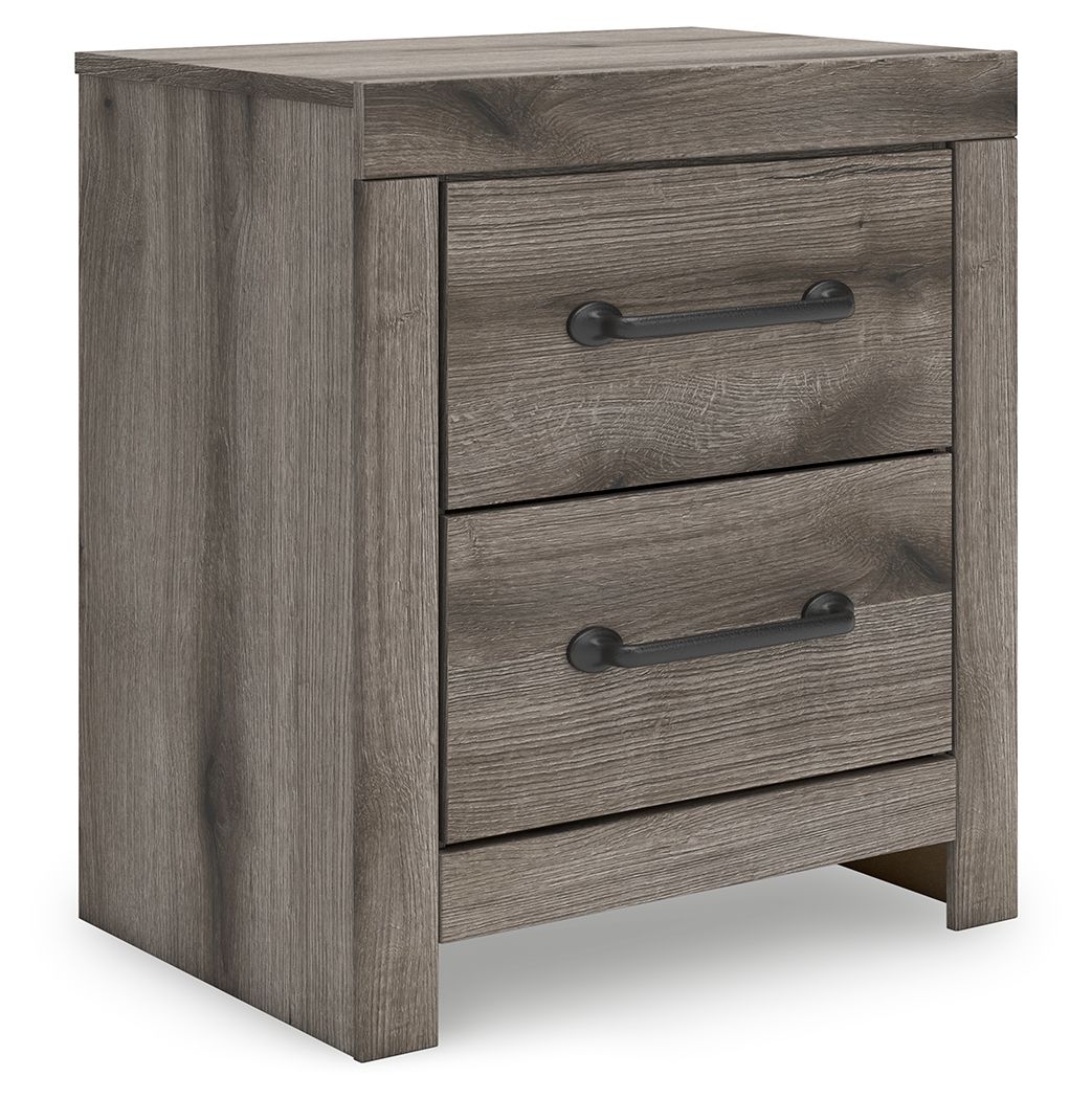 Graystorm - Brown Gray - Two Drawer Night Stand - Urban Living Furniture (Los Angeles, CA)