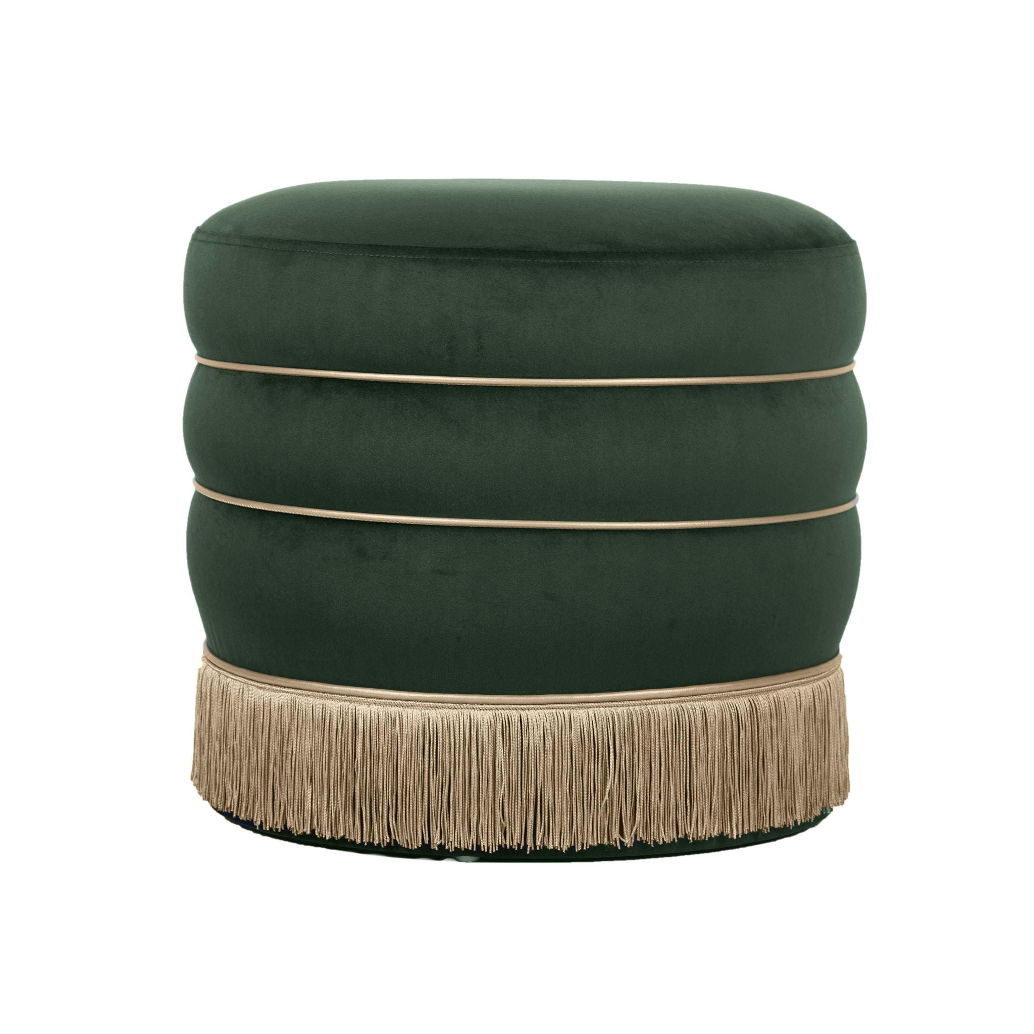 Lakka - Velvet Ottoman - Urban Living Furniture (Los Angeles, CA)