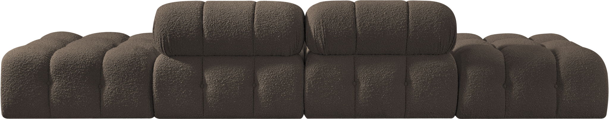 Ames - 4 Piece Boucle Upholstered Modular Sofa With 2 Backless Seats - Urban Living Furniture (Los Angeles, CA)