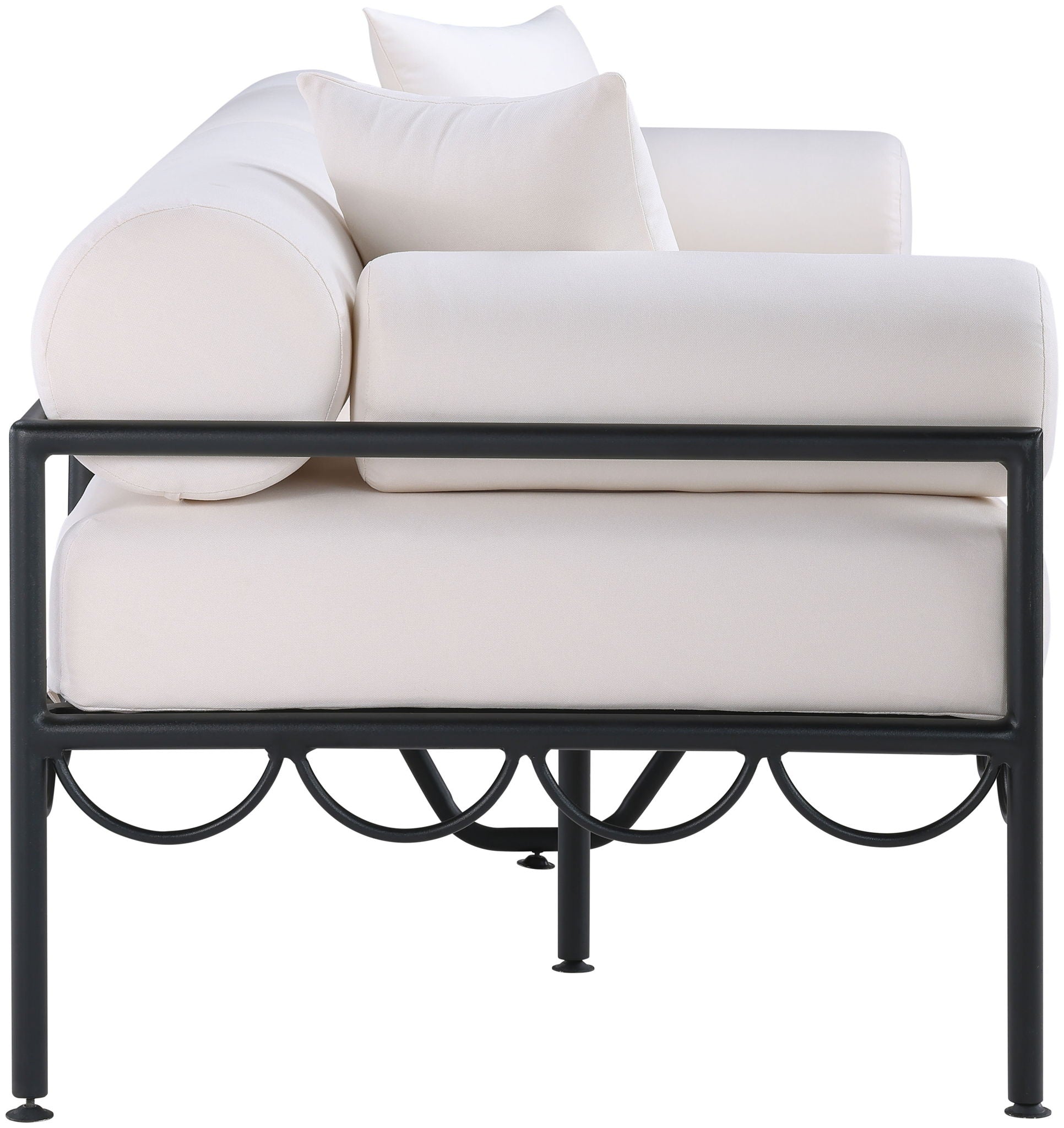 Portofino - Resilient Water Repellent Fabric 85.75" Upholstered Outdoor Patio Sofa - Urban Living Furniture (Los Angeles, CA)