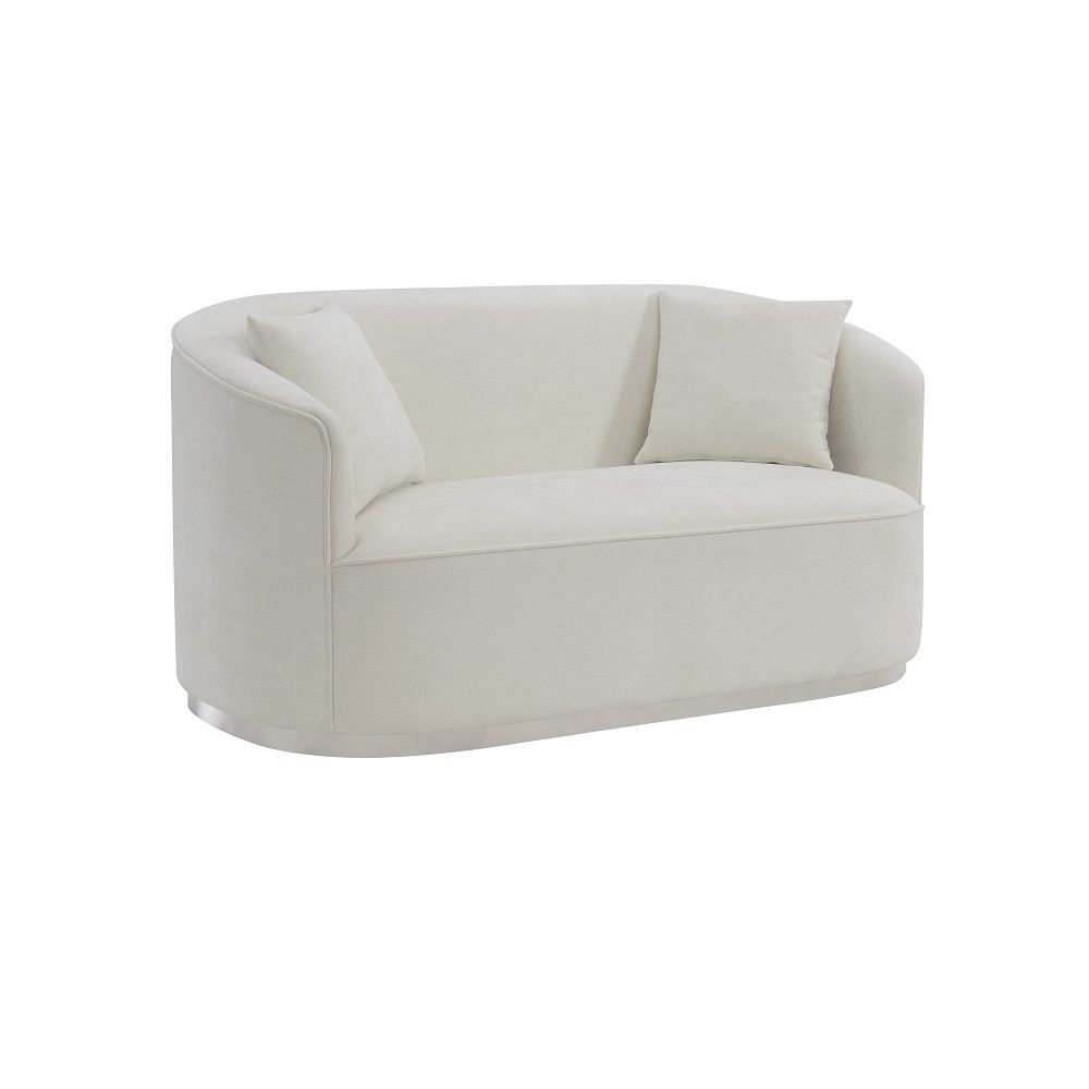 Odette - Loveseat With 2 Pillows - Beige - Urban Living Furniture (Los Angeles, CA)