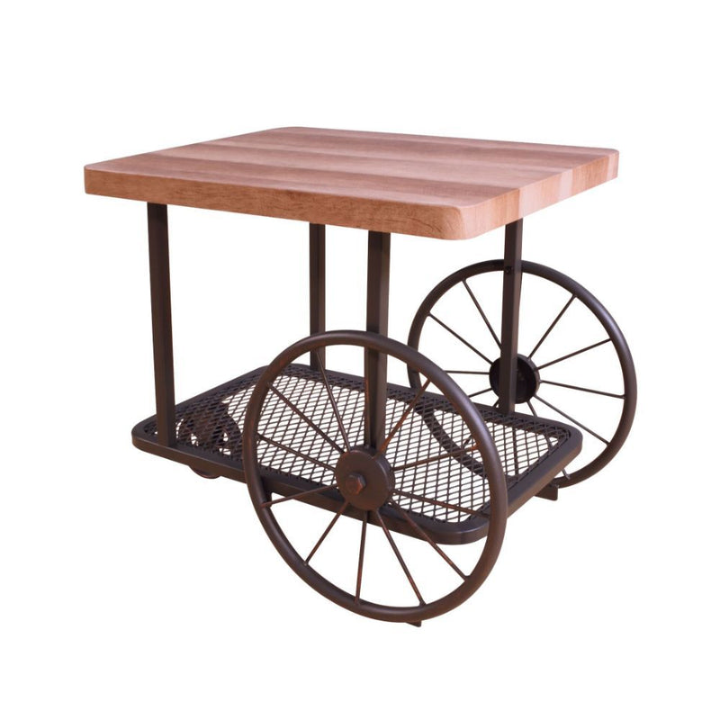 Francie - End Table - Oak & Antique Gray - Urban Living Furniture (Los Angeles, CA)
