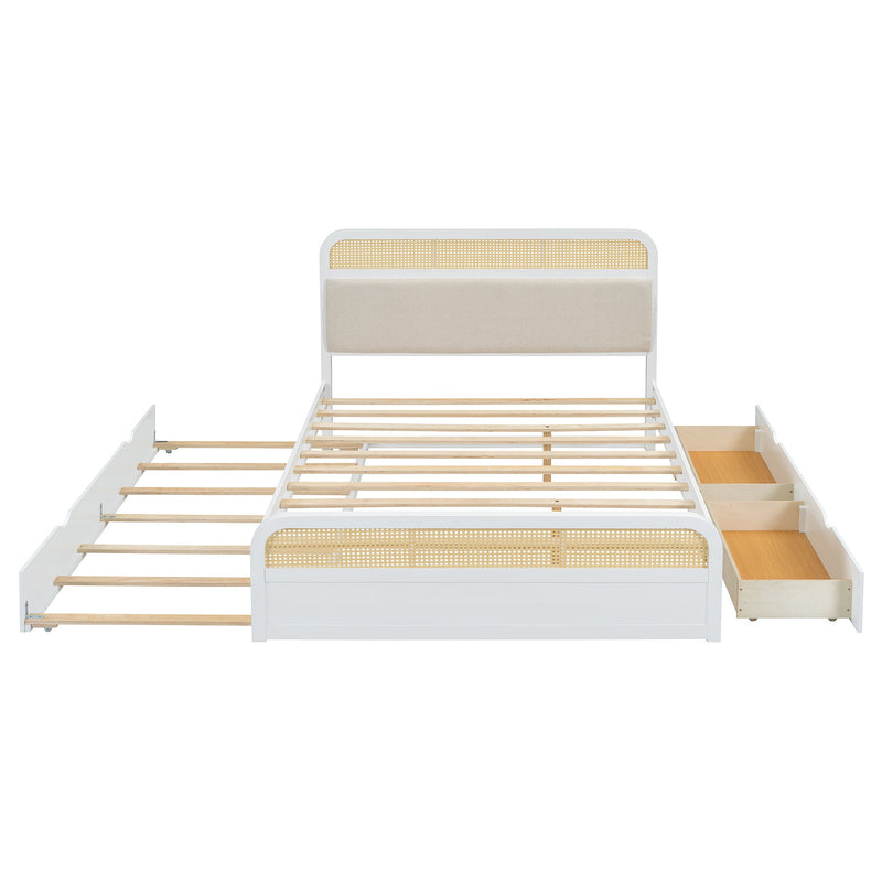 Platform Bed With Trundle And 2 Drawers - Urban Living Furniture (Los Angeles, CA)