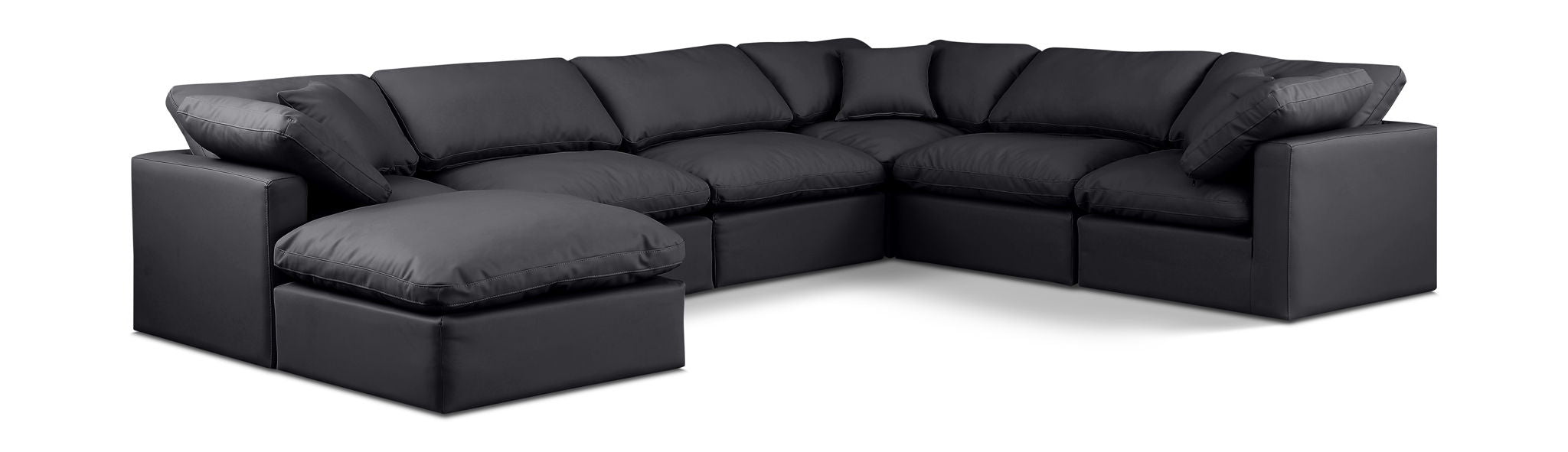 Indulge - Faux Leather 7 Piece Modular Sectional - Urban Living Furniture (Los Angeles, CA)