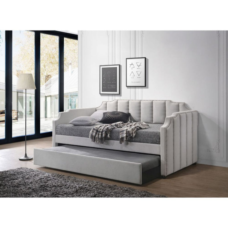Peridot - Daybed - Dove Gray Velvet - Urban Living Furniture (Los Angeles, CA)