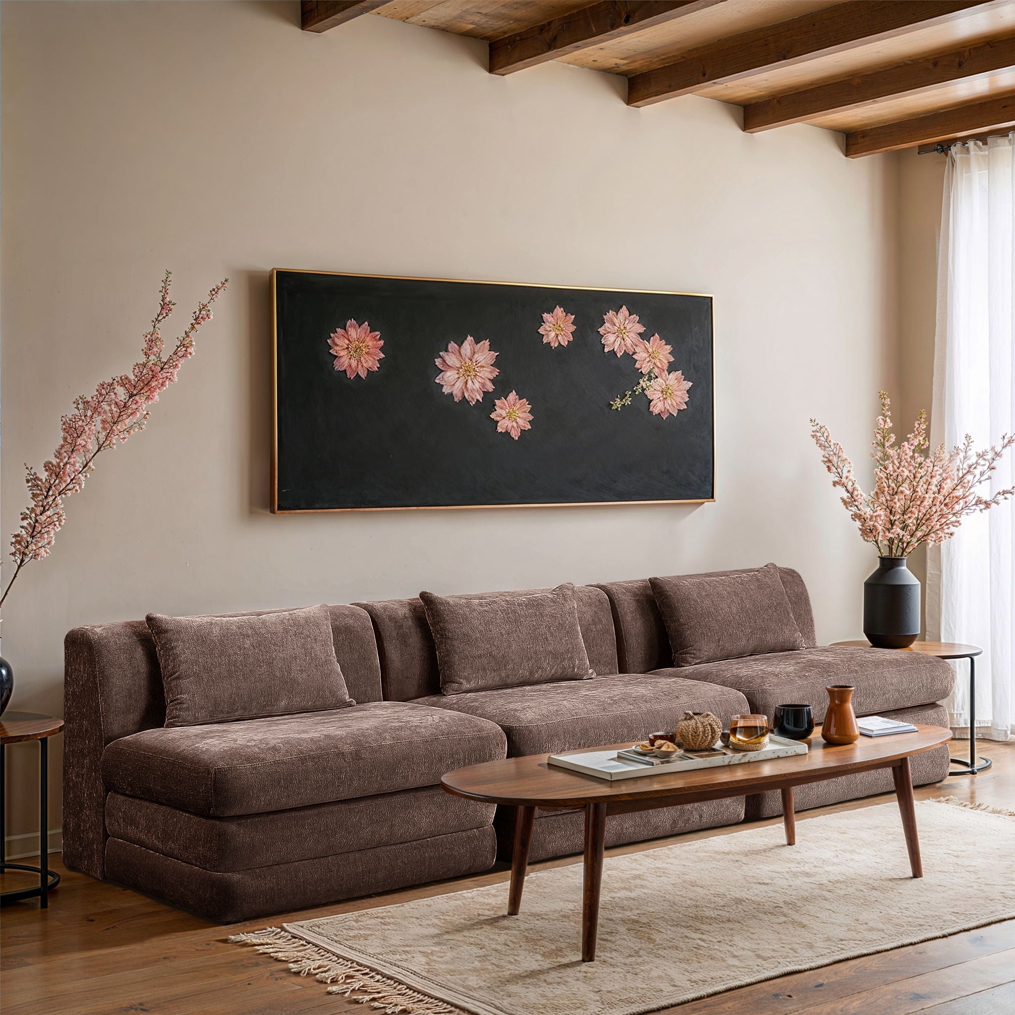 Stellar - 3 Piece 114" Upholstered Modular Armless Sofa - Urban Living Furniture (Los Angeles, CA)