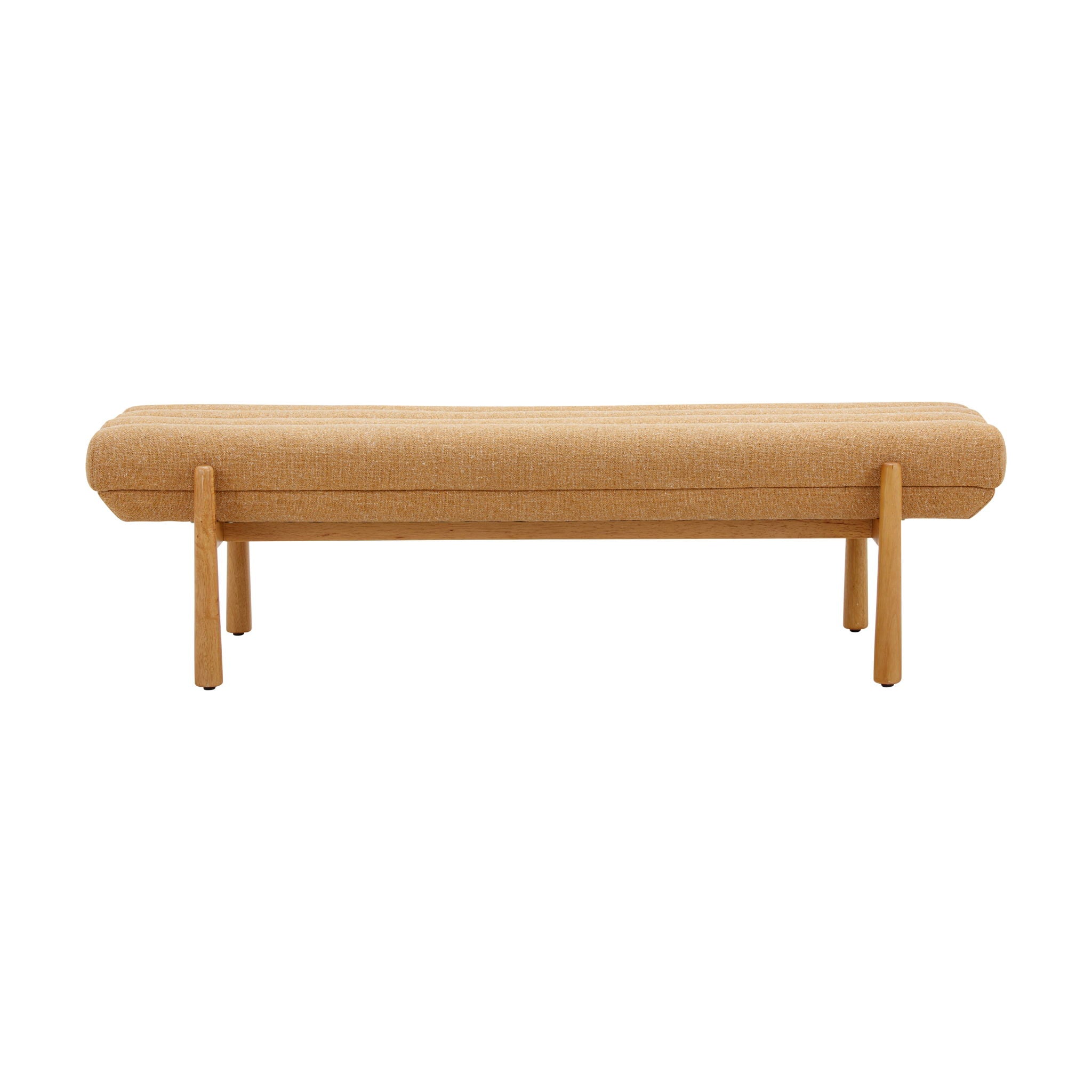 Julianna - Heavy Linen Bench - Sunflower Yellow - Urban Living Furniture (Los Angeles, CA)