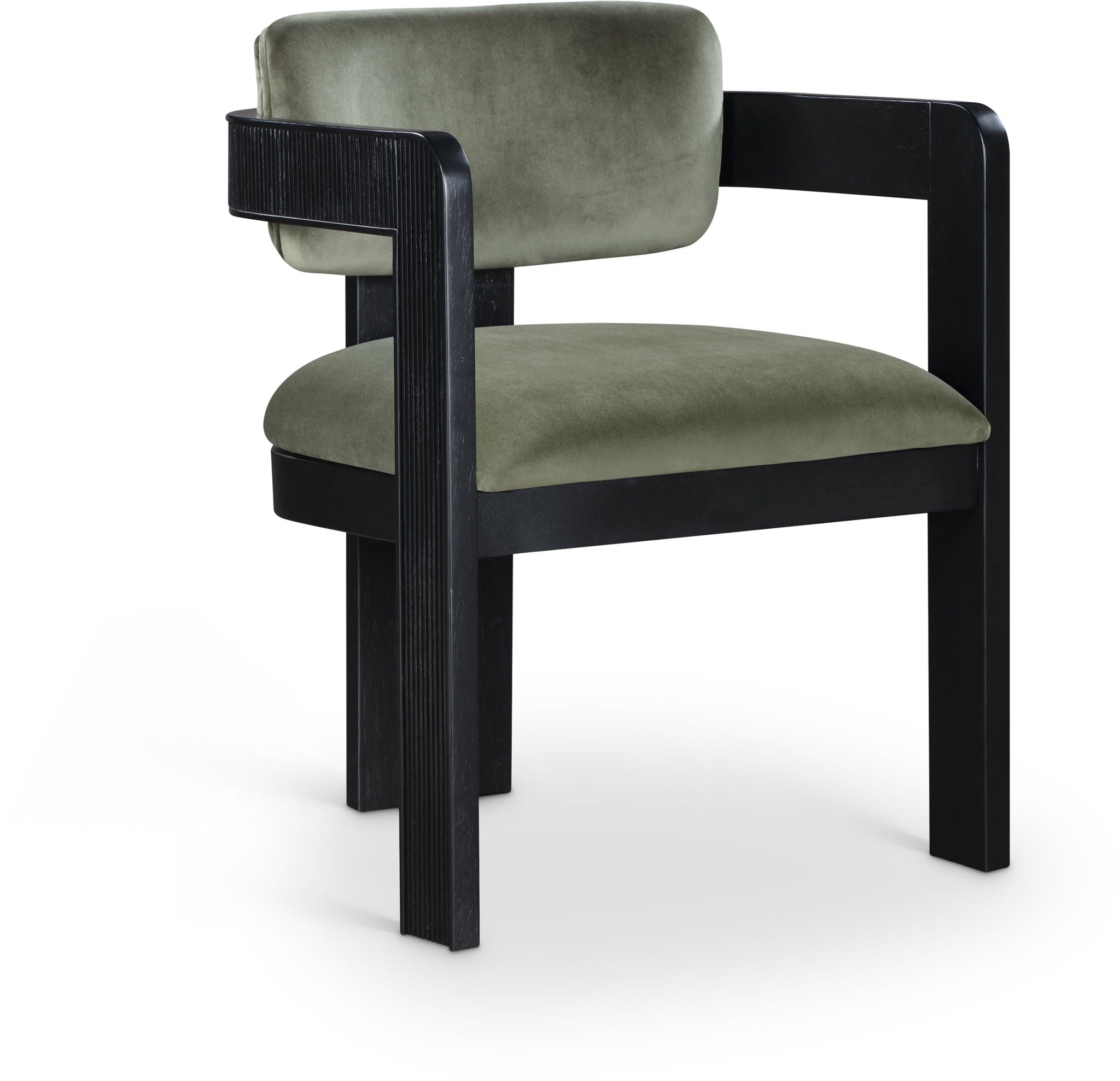 Sacha - Velvet Dining Chair With Black Base (Set of 2) - Urban Living Furniture (Los Angeles, CA)