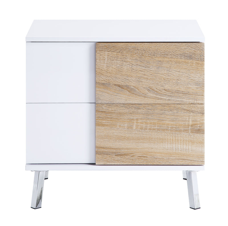Verux - High Gloss End Table - White - Urban Living Furniture (Los Angeles, CA)
