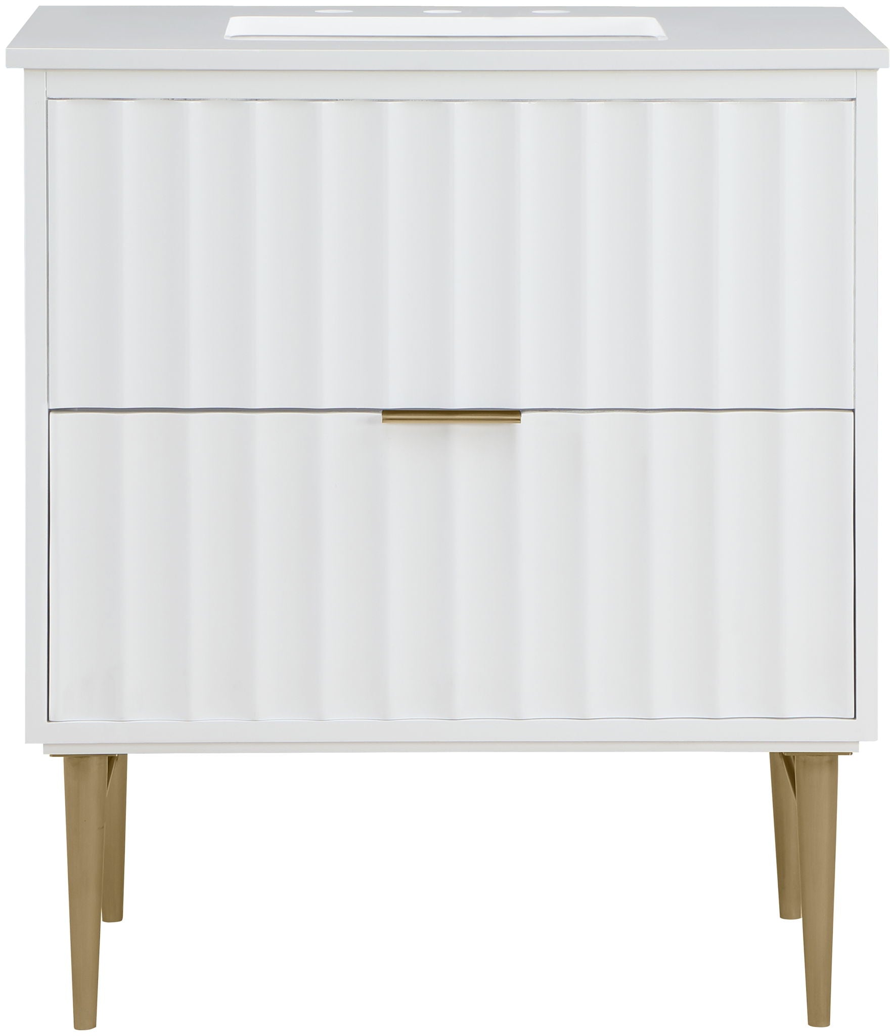 Modernist - Bathroom Vanity With Gold Legs - Urban Living Furniture (Los Angeles, CA)