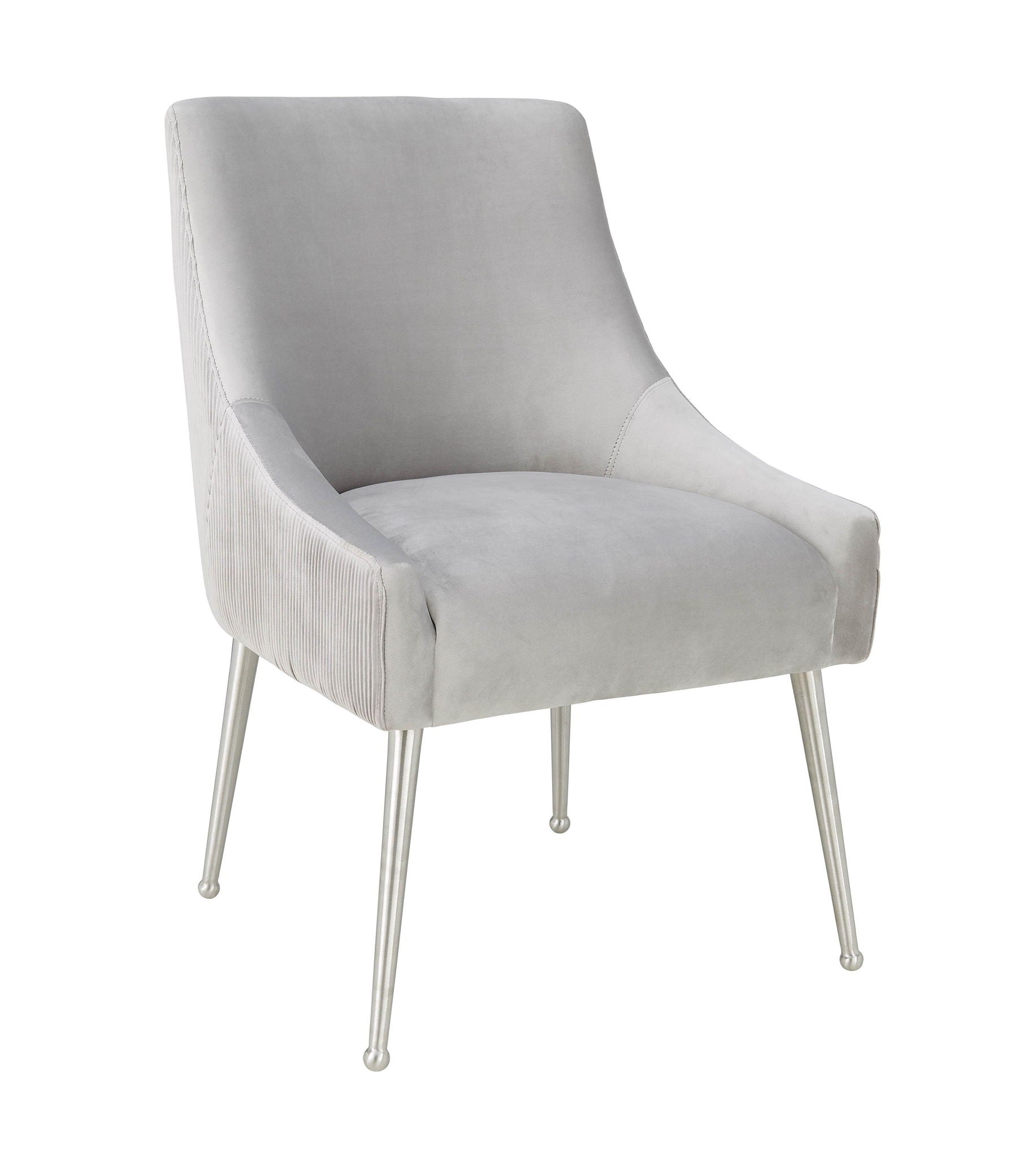 Beatrix - Pleated Velvet Side Chair - Urban Living Furniture (Los Angeles, CA)