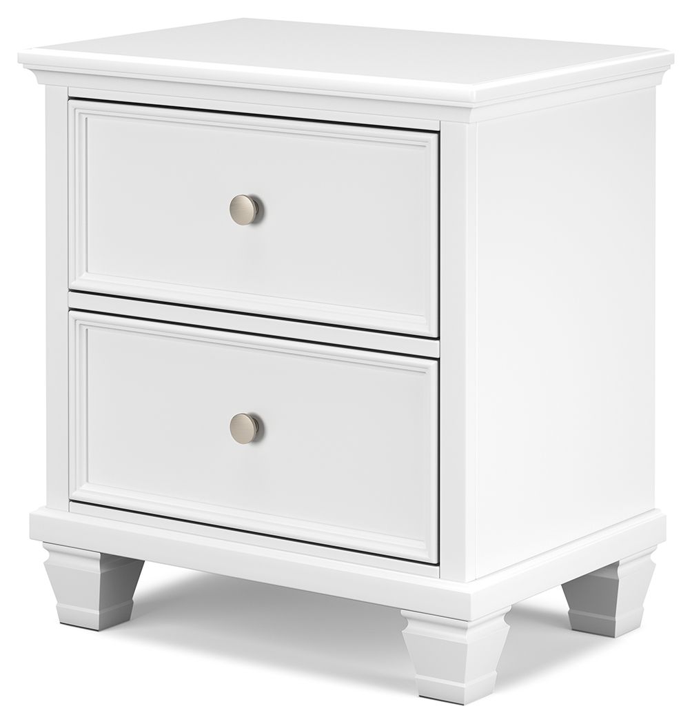 Fortman - White - Two Drawer Night Stand - Urban Living Furniture (Los Angeles, CA)