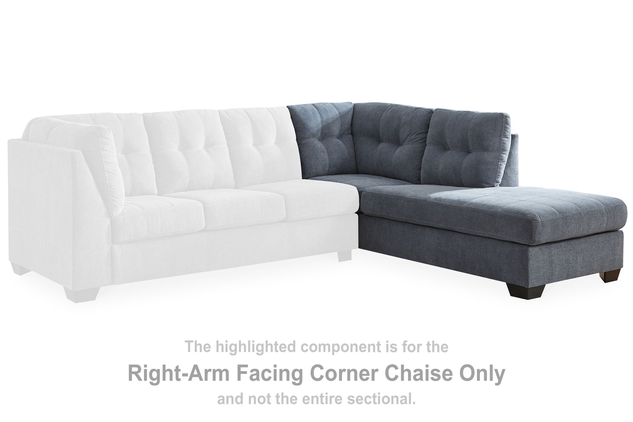 Marleton - Denim - Raf Corner Chaise - Urban Living Furniture (Los Angeles, CA)
