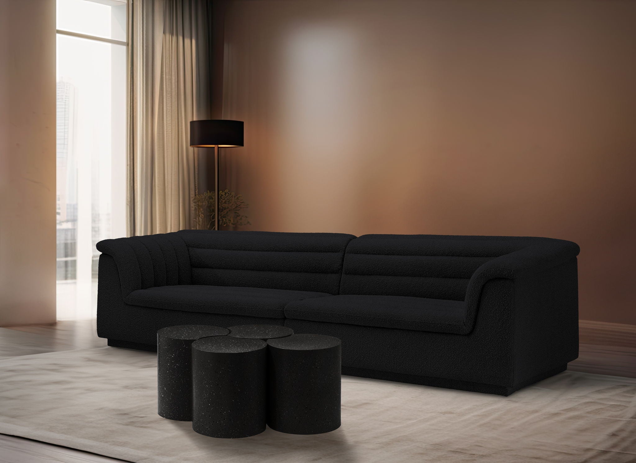 Dimple - 4 Piece Modular Coffee Table - Terazzo Finish - Urban Living Furniture (Los Angeles, CA)