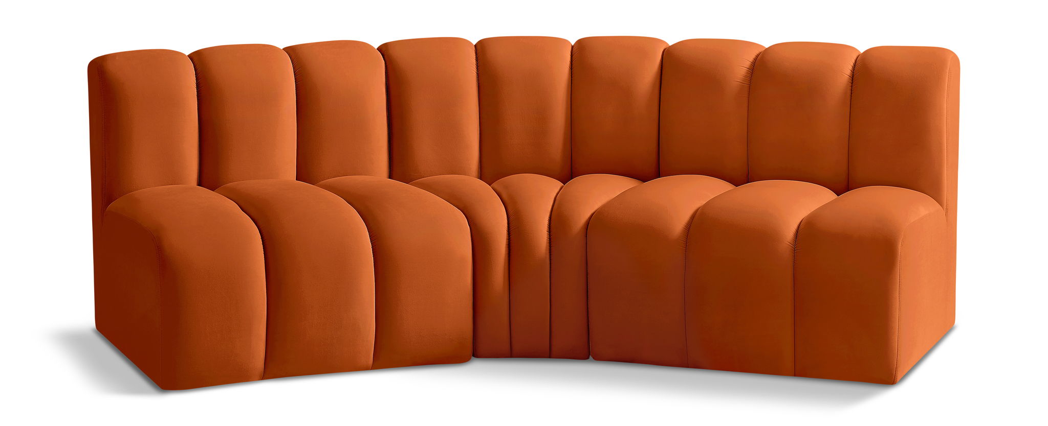 Arc - Velvet 3 Piece Modular Corner Sofa - Urban Living Furniture (Los Angeles, CA)