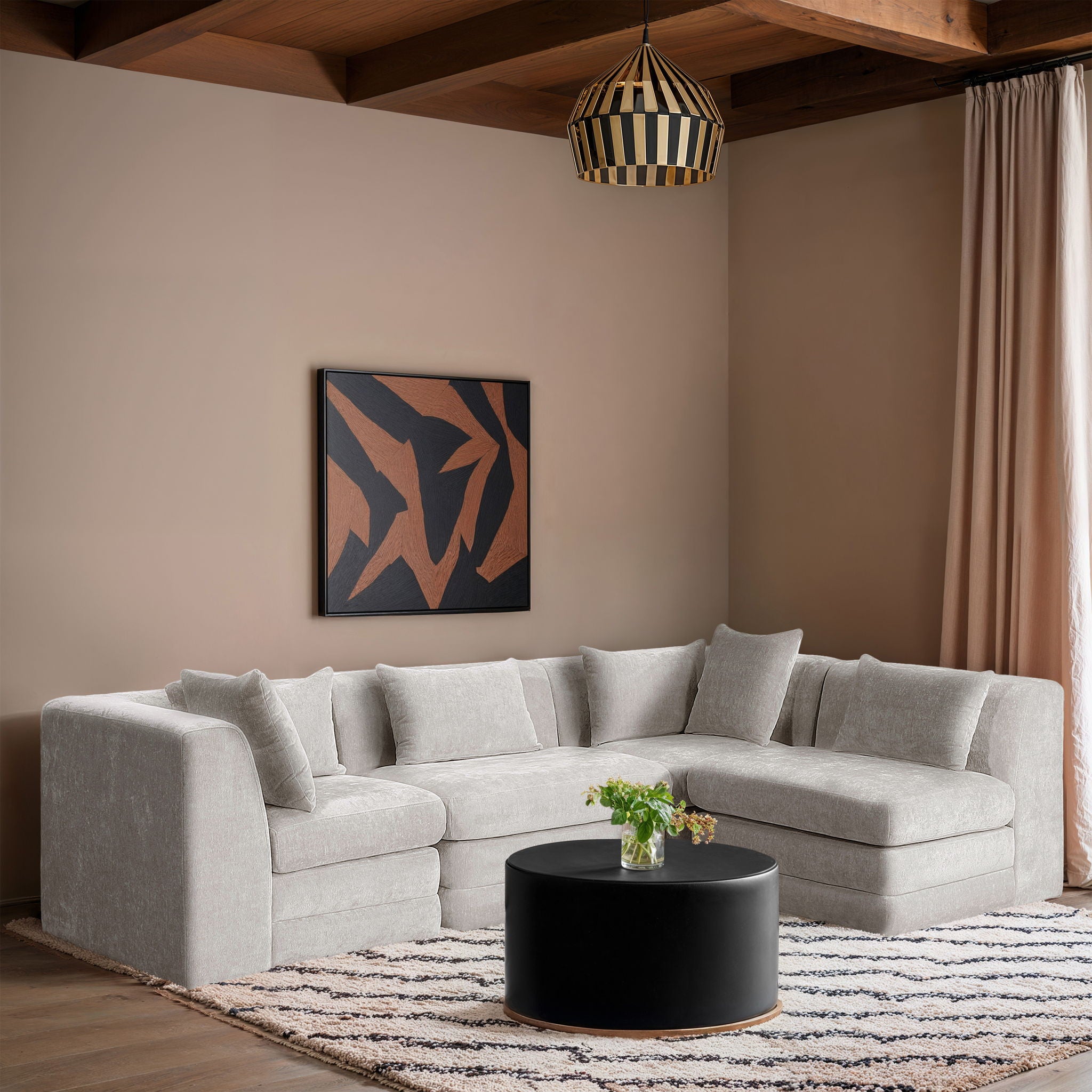 Stellar - 4 Piece Upholstered Modular Sectional - Urban Living Furniture (Los Angeles, CA)