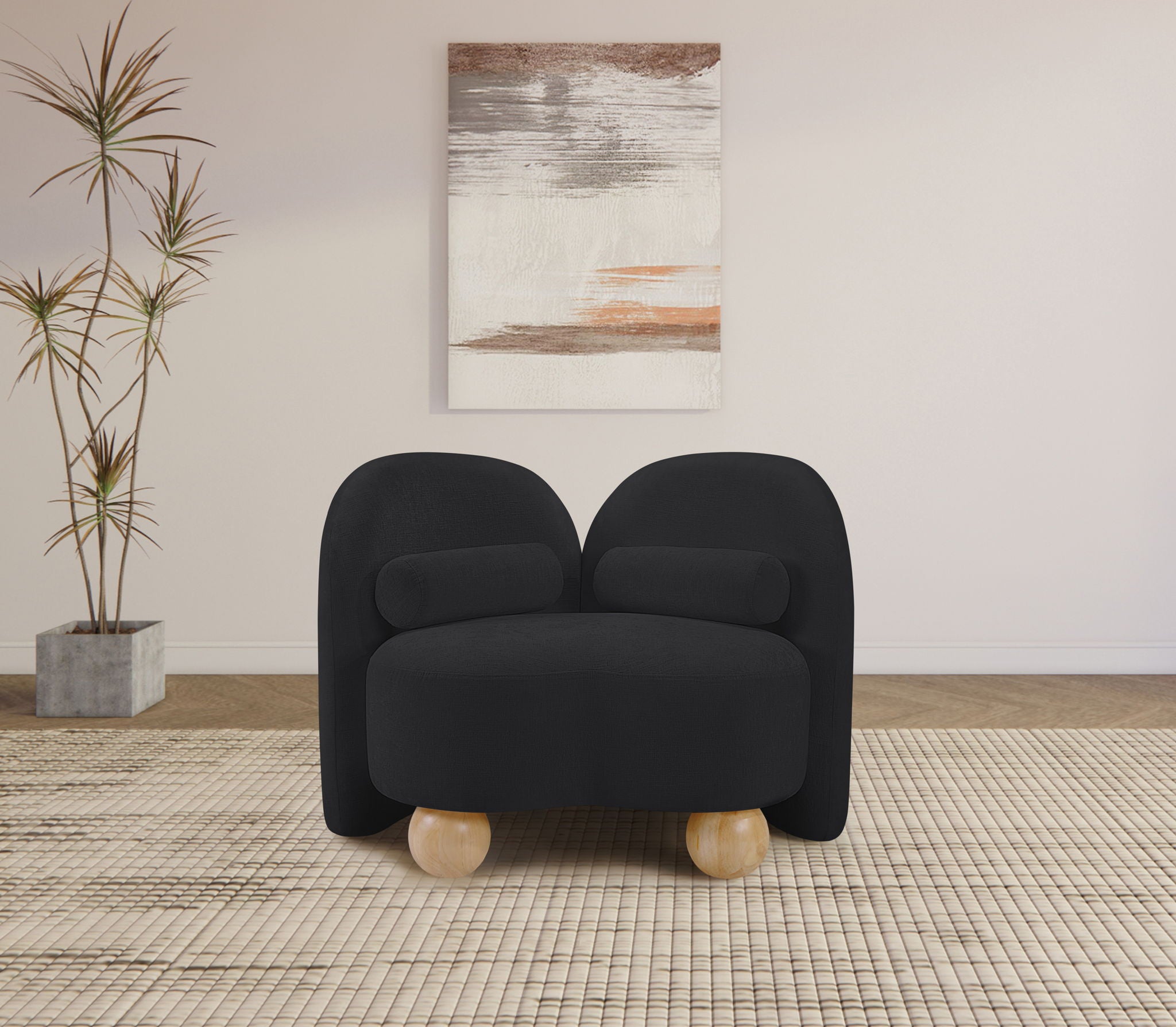 Daphne - Chenille Chair - Urban Living Furniture (Los Angeles, CA)