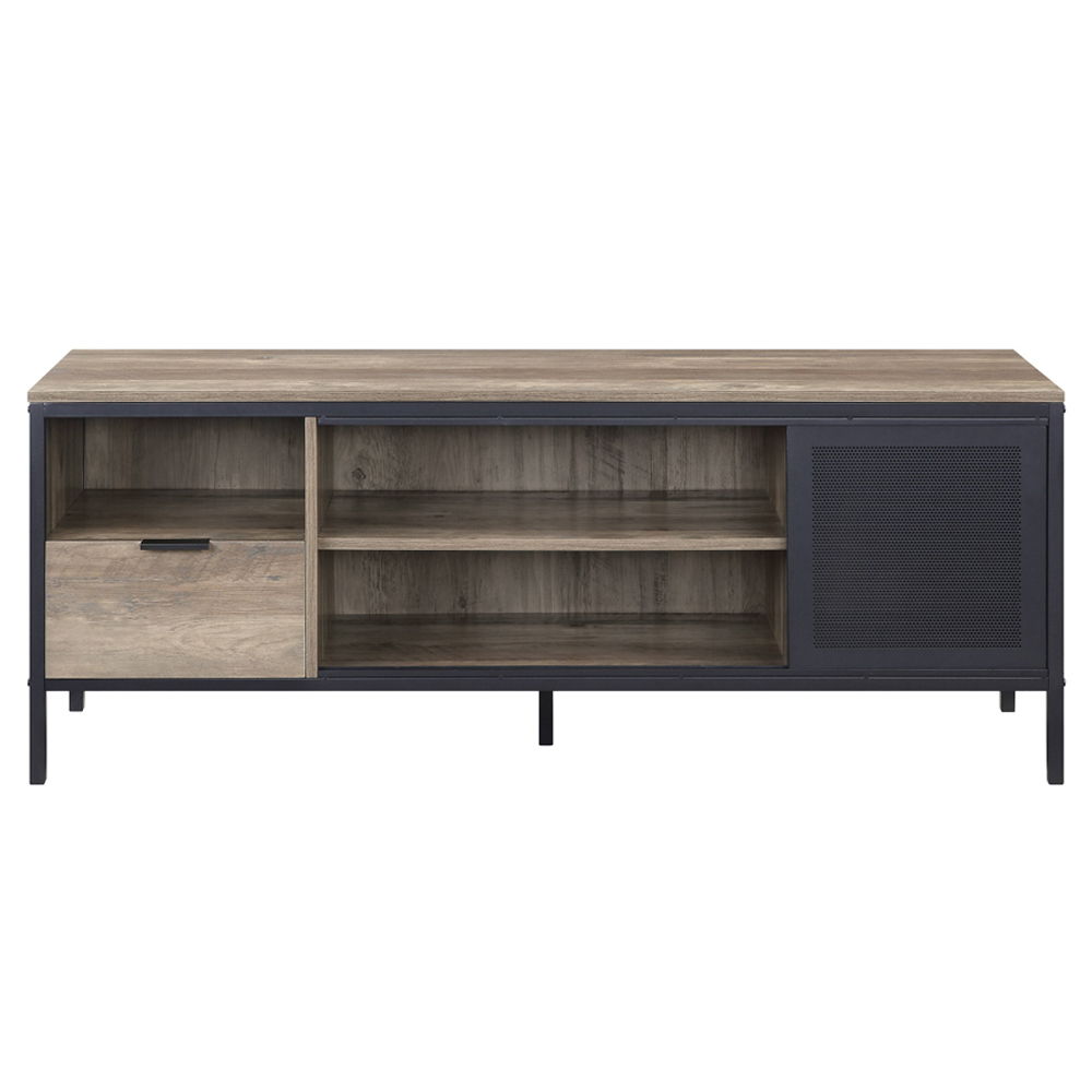 Nantan - 21" TV Stand - Rustic Oak & Black - Urban Living Furniture (Los Angeles, CA)