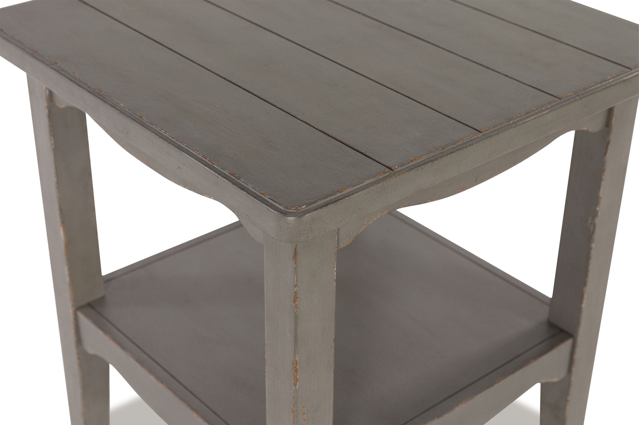 Charina - Antique Gray - Square End Table - Urban Living Furniture (Los Angeles, CA)