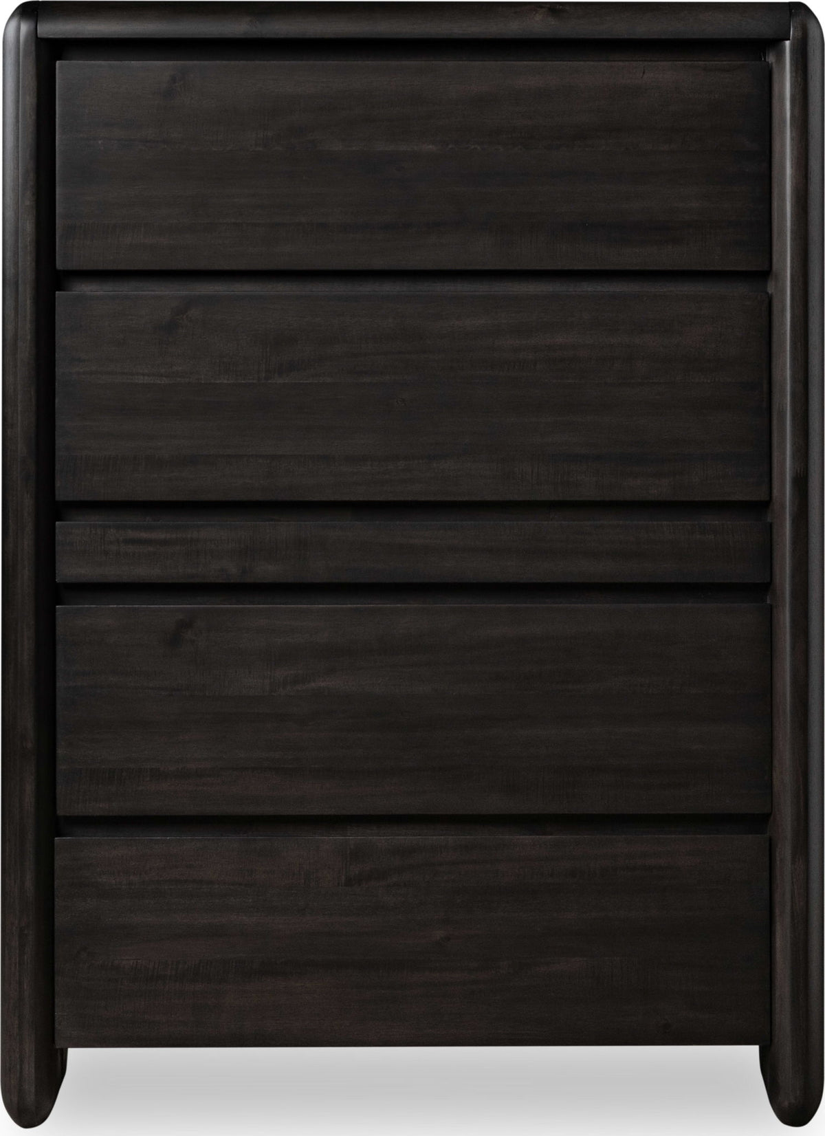 Xolani - Five Drawer Acacia Wood Chest With Jewelry Tray - Jaguar