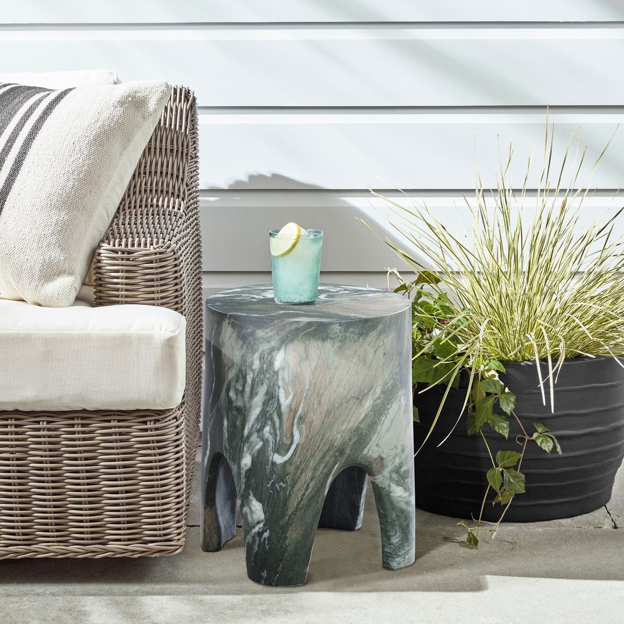 Foligno - Concrete End Table - Urban Living Furniture (Los Angeles, CA)