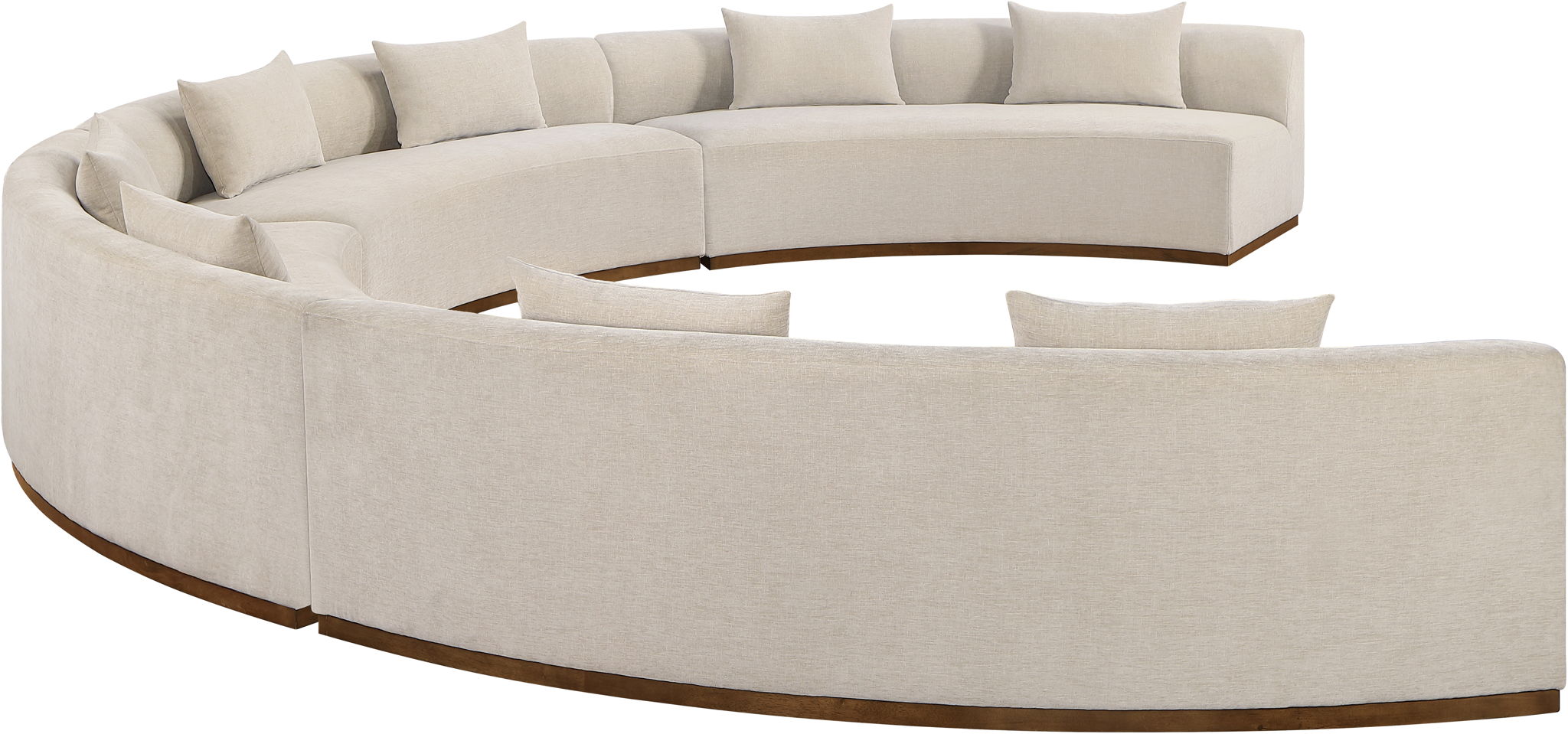 Avanti - Chenille Fabric Upholstered 4 Piece Modular Sectional - Urban Living Furniture (Los Angeles, CA)