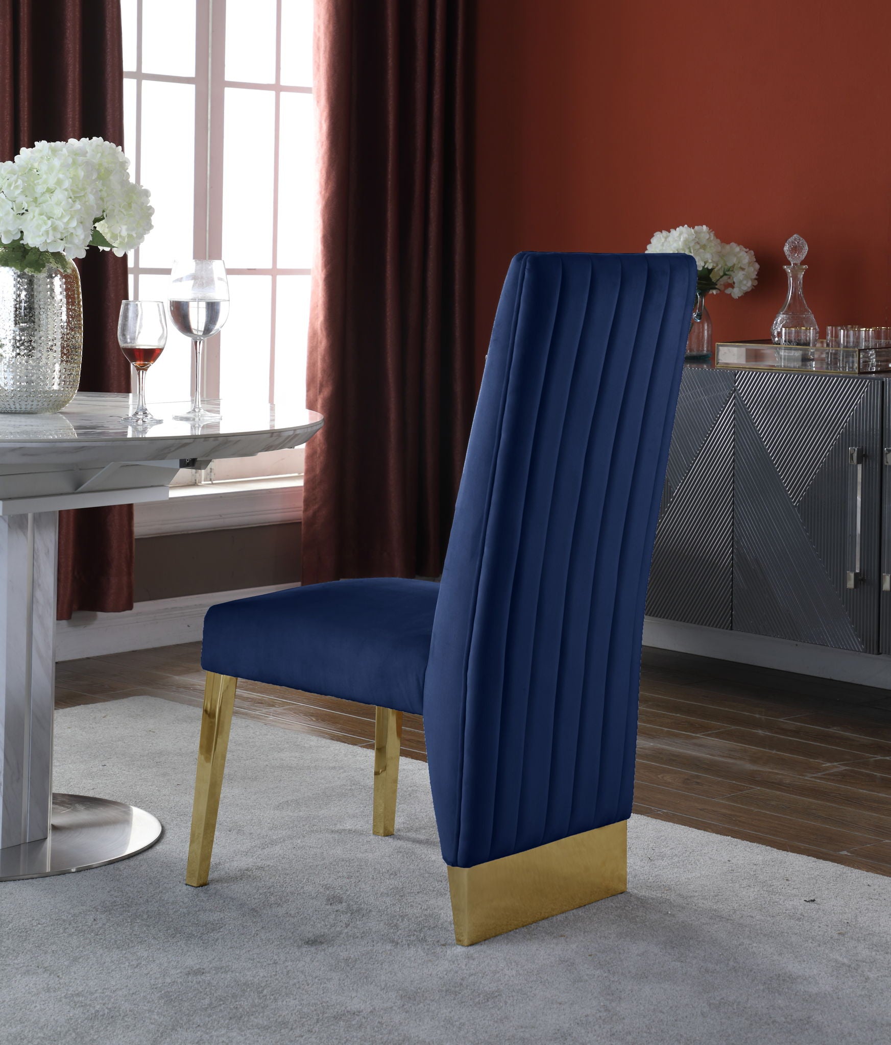 Porsha - Dining Chair with Gold Legs(Set of 2) - Urban Living Furniture (Los Angeles, CA)